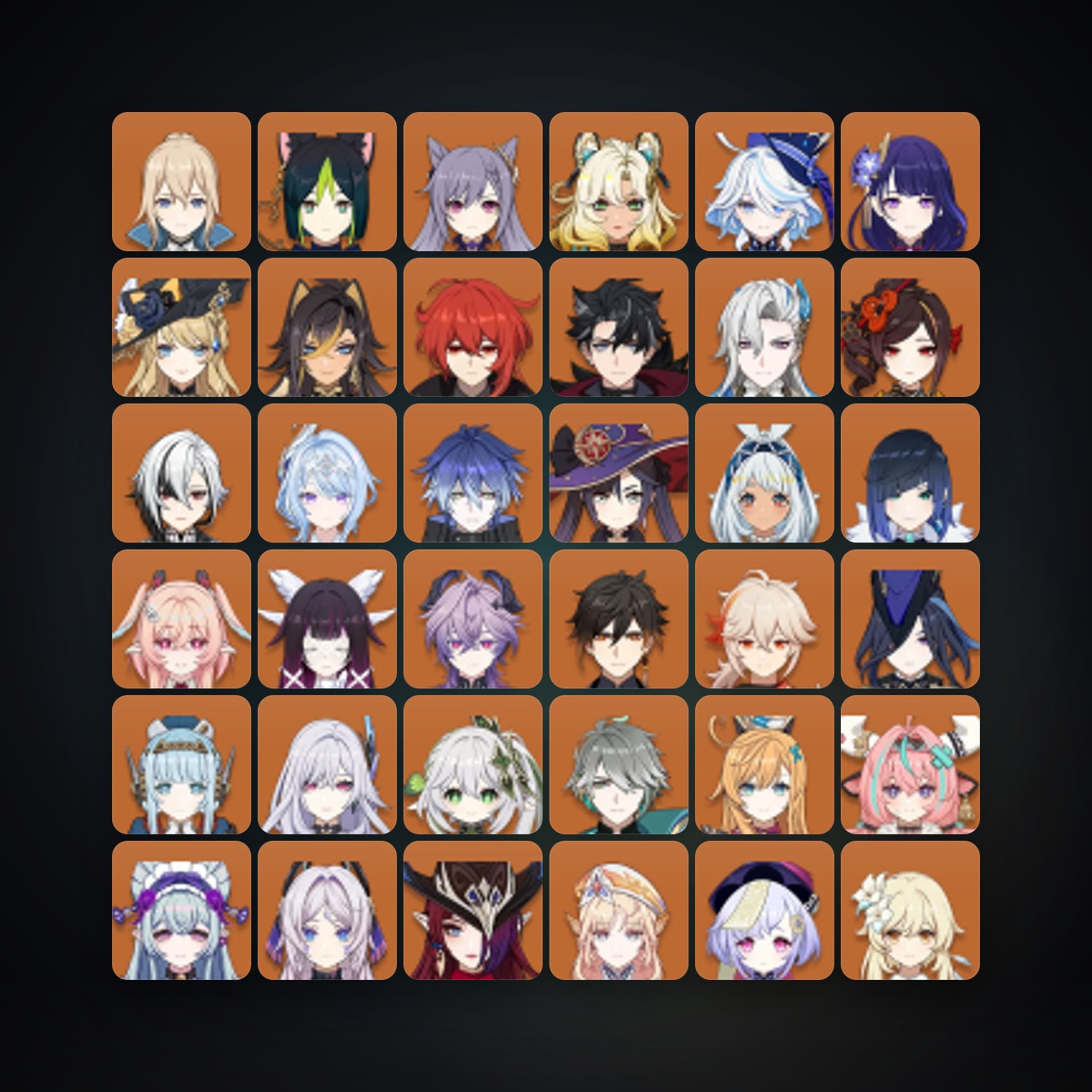 Genshin Impact | AR 60 | 89 Chars | 35× 5★ — HabibiAccounts
