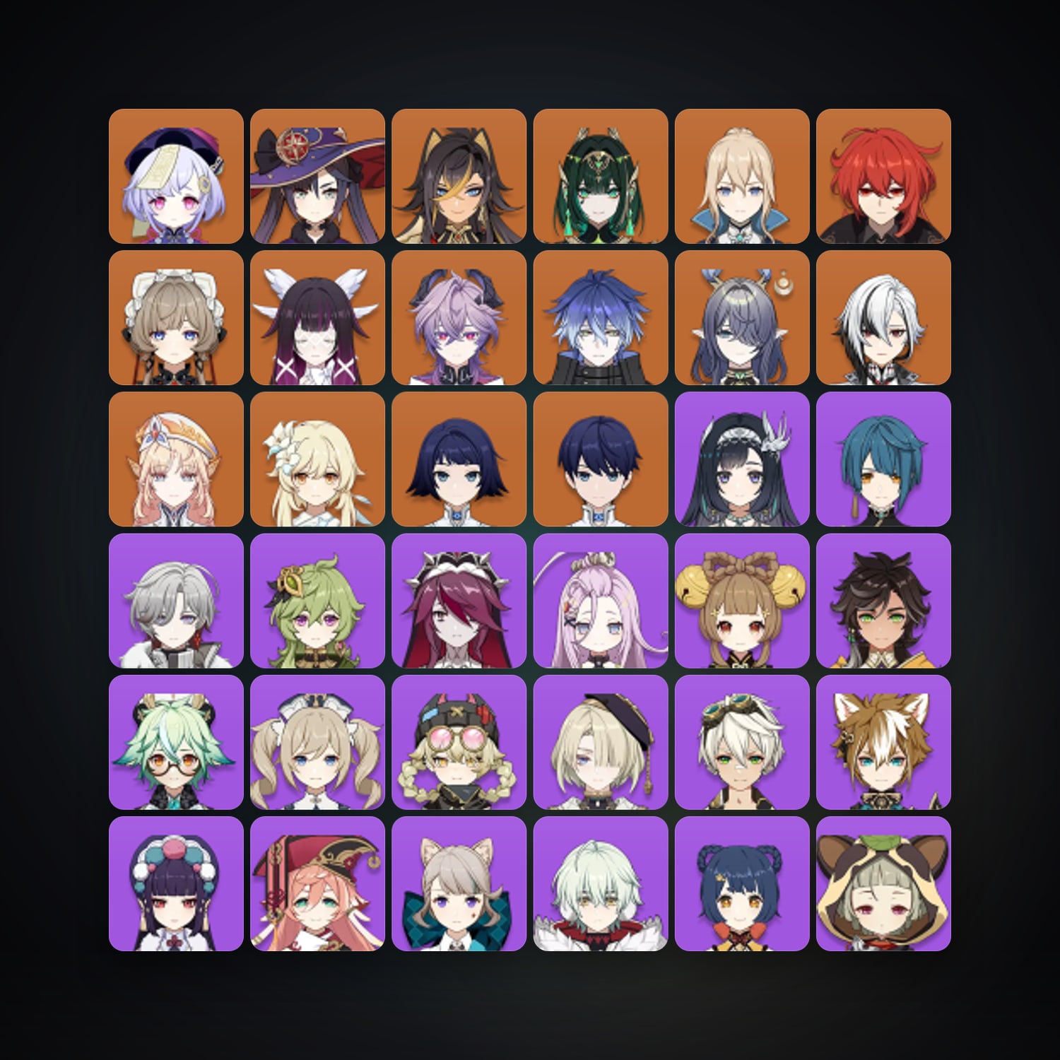 Genshin Impact | AR 59 | 61 Chars | 13× 5★ — Genshin / miHoYo Account — HabibiAccounts