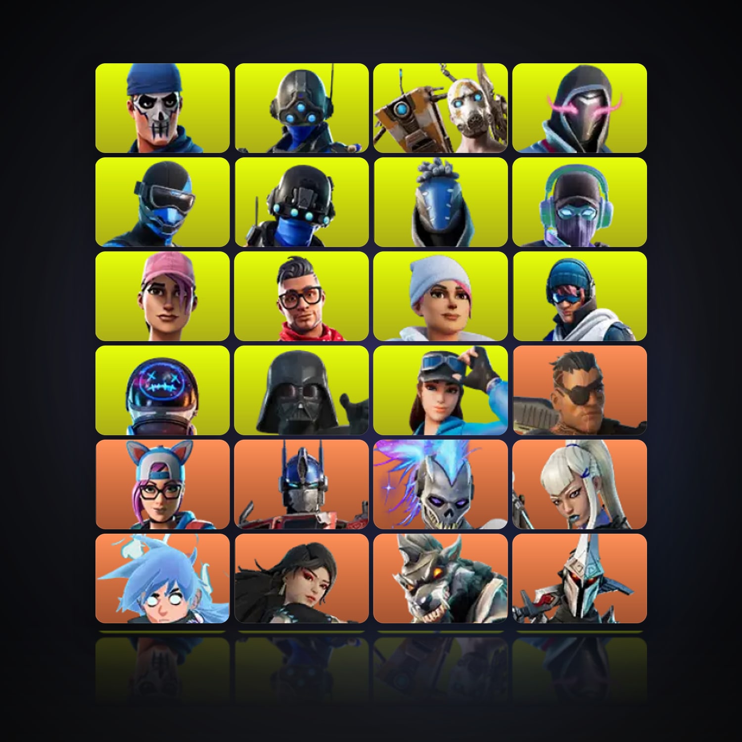 Fortnite | 588 Skins | 1.6K V-Bucks | Level 5536 | 292 Wins — HabibiAccounts