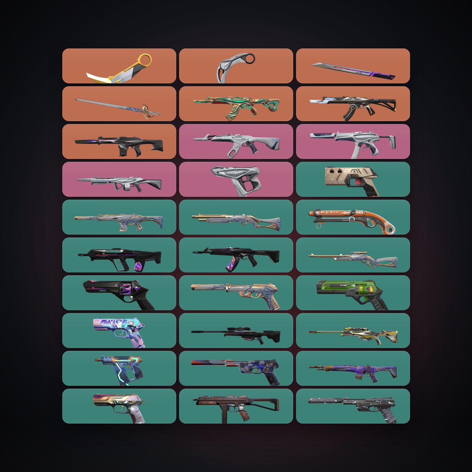 EU Diamond 1 locker — 4 knives, 46 skins, lvl 232 — HabibiAccounts