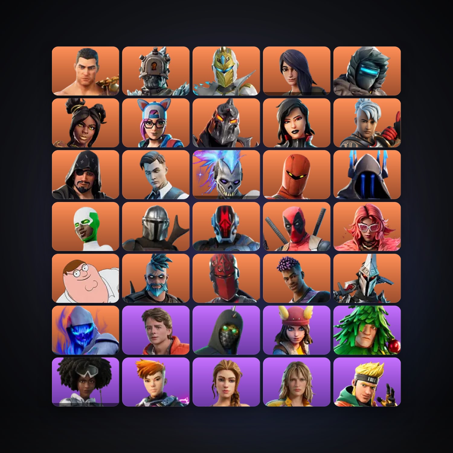 Fortnite | 134 Skins | 700 V-Bucks | Level 2439 | 419 Wins — HabibiAccounts