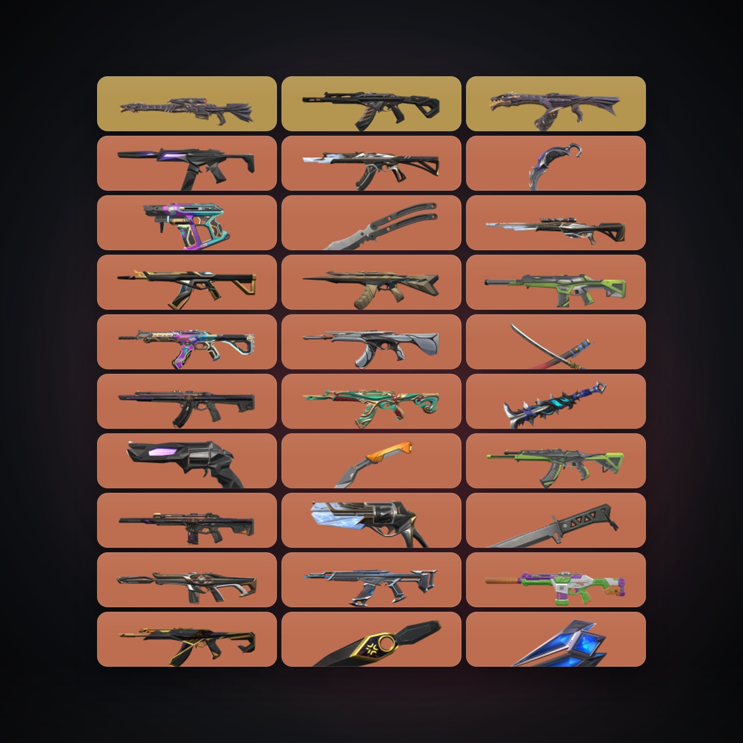 NA Bronze 3 locker — 11 knives, 170 skins, lvl 166 — HabibiAccounts