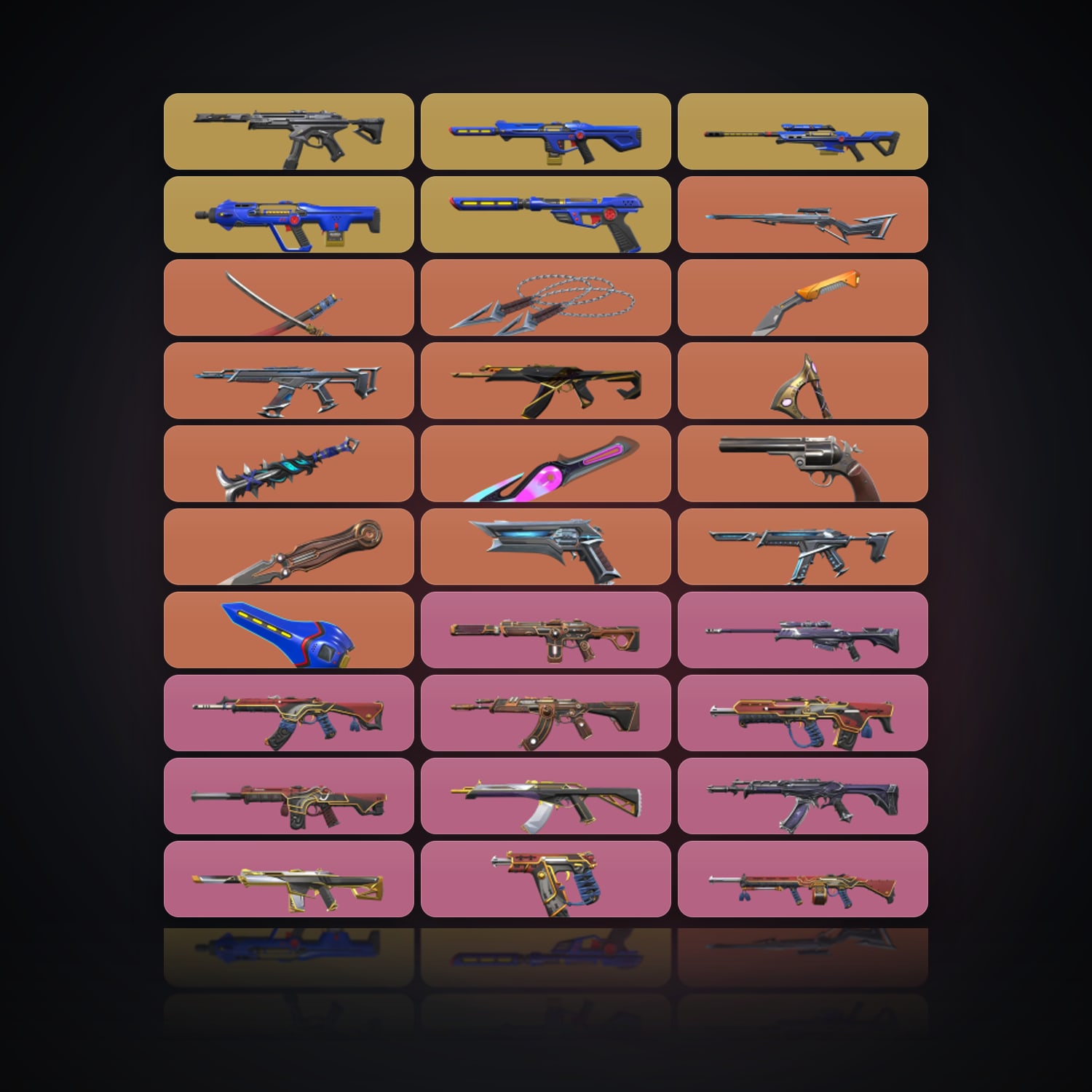 AP 13 locker — 109 skins, 8 knives, lvl 309 — HabibiAccounts