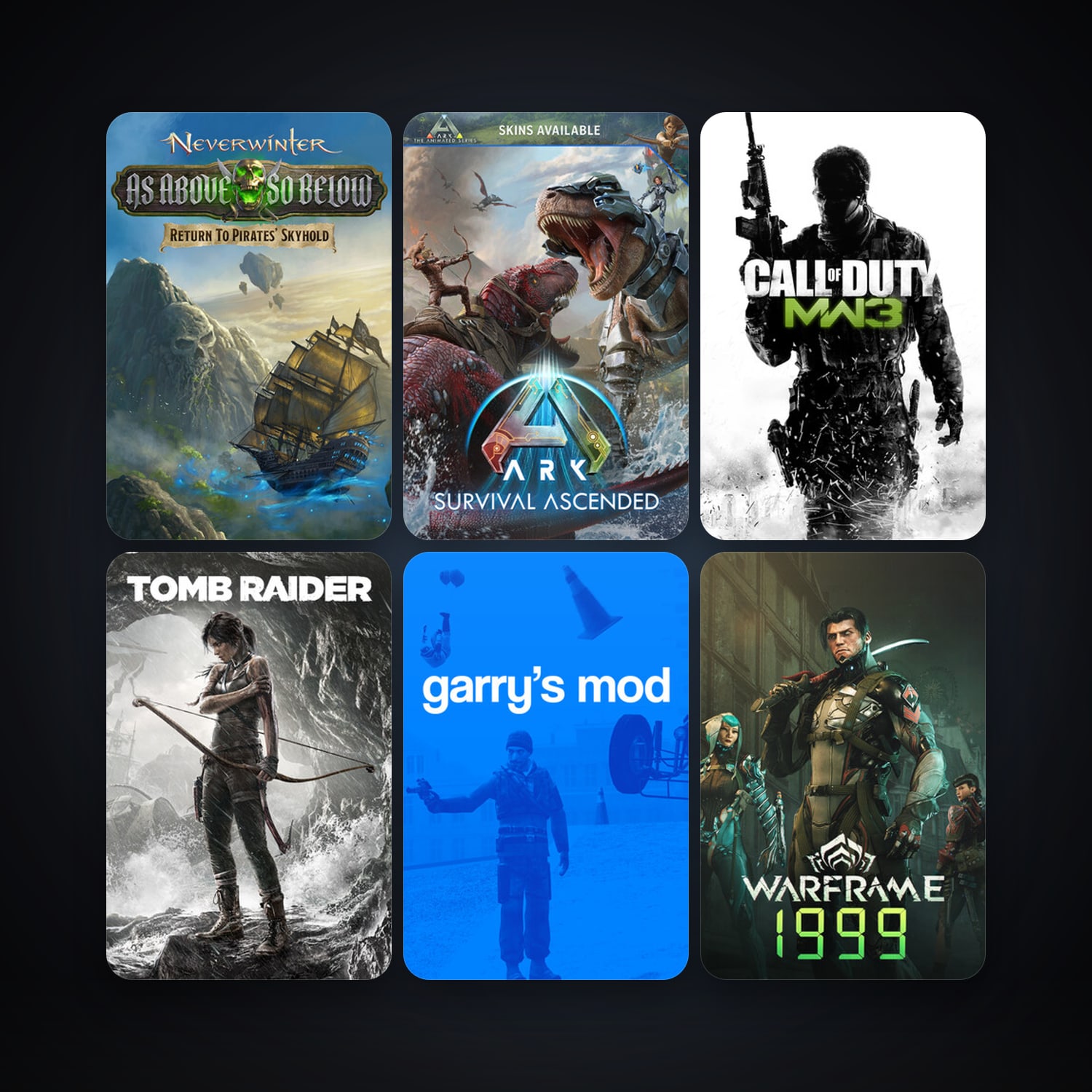 Garry's Mod + Call of Duty: Modern Warfare 3 (2011), 9 games, clean — HabibiAccounts