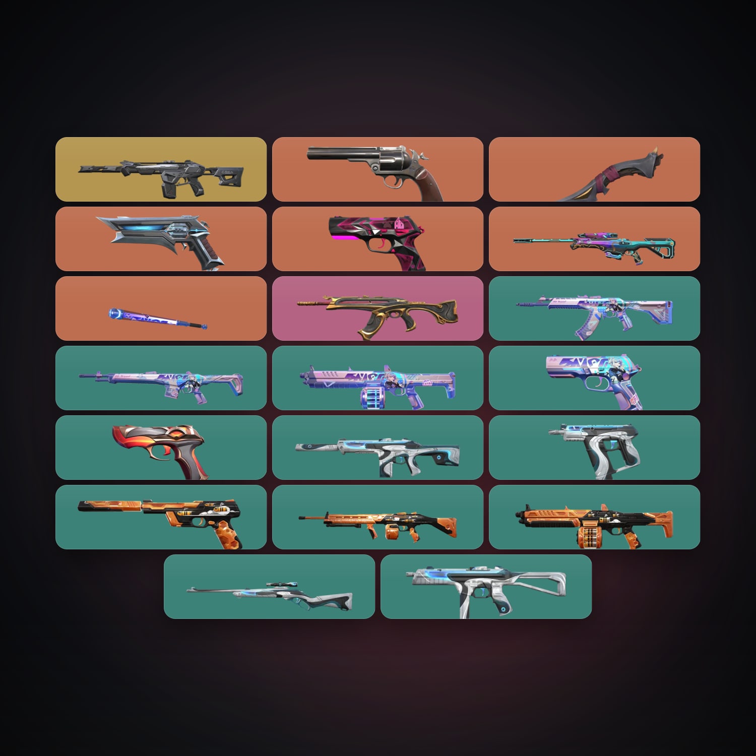 NA Gold 1 locker — 2 knives, 21 skins, lvl 122 — HabibiAccounts