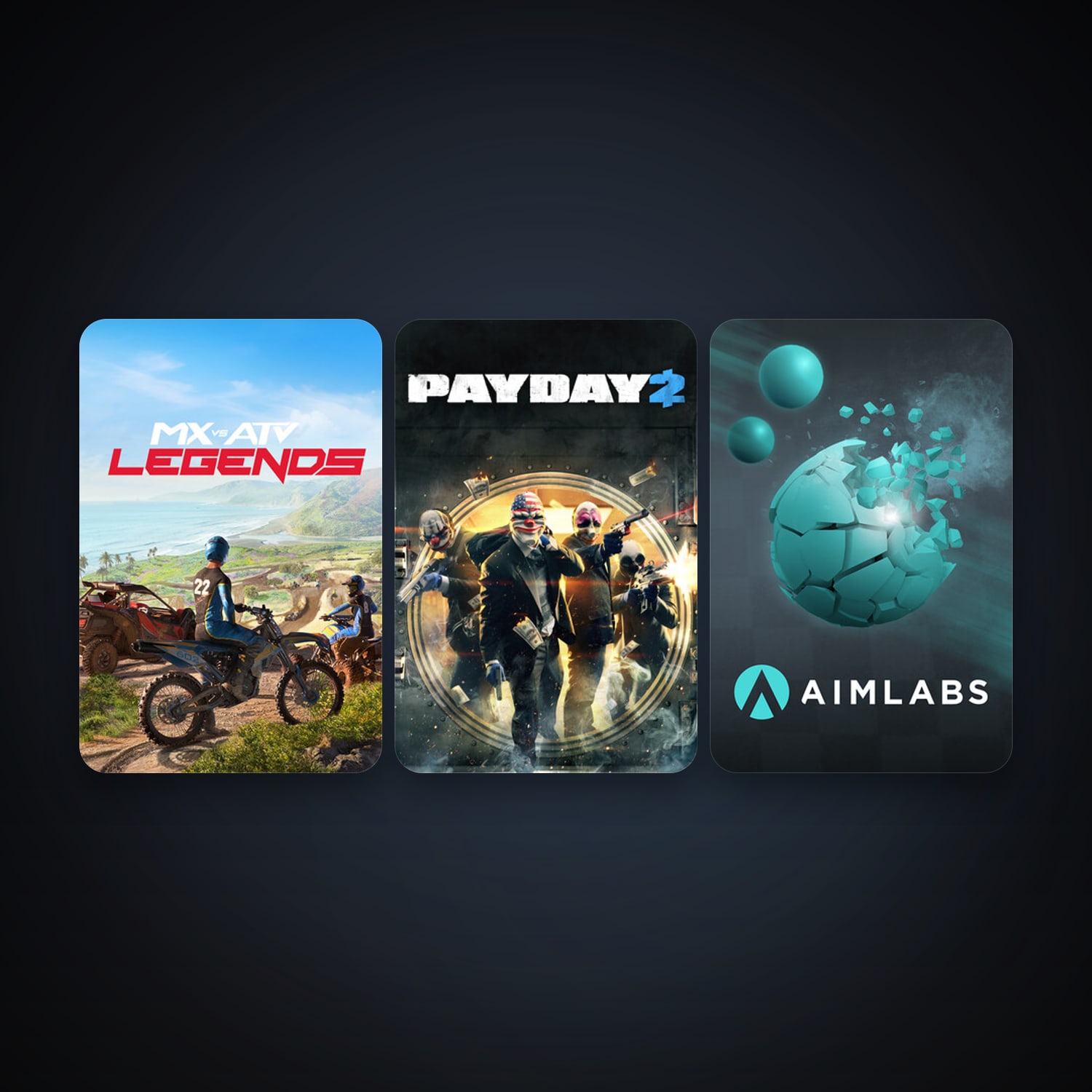 PAYDAY 2 + Aimlabs, 10 games, clean — HabibiAccounts