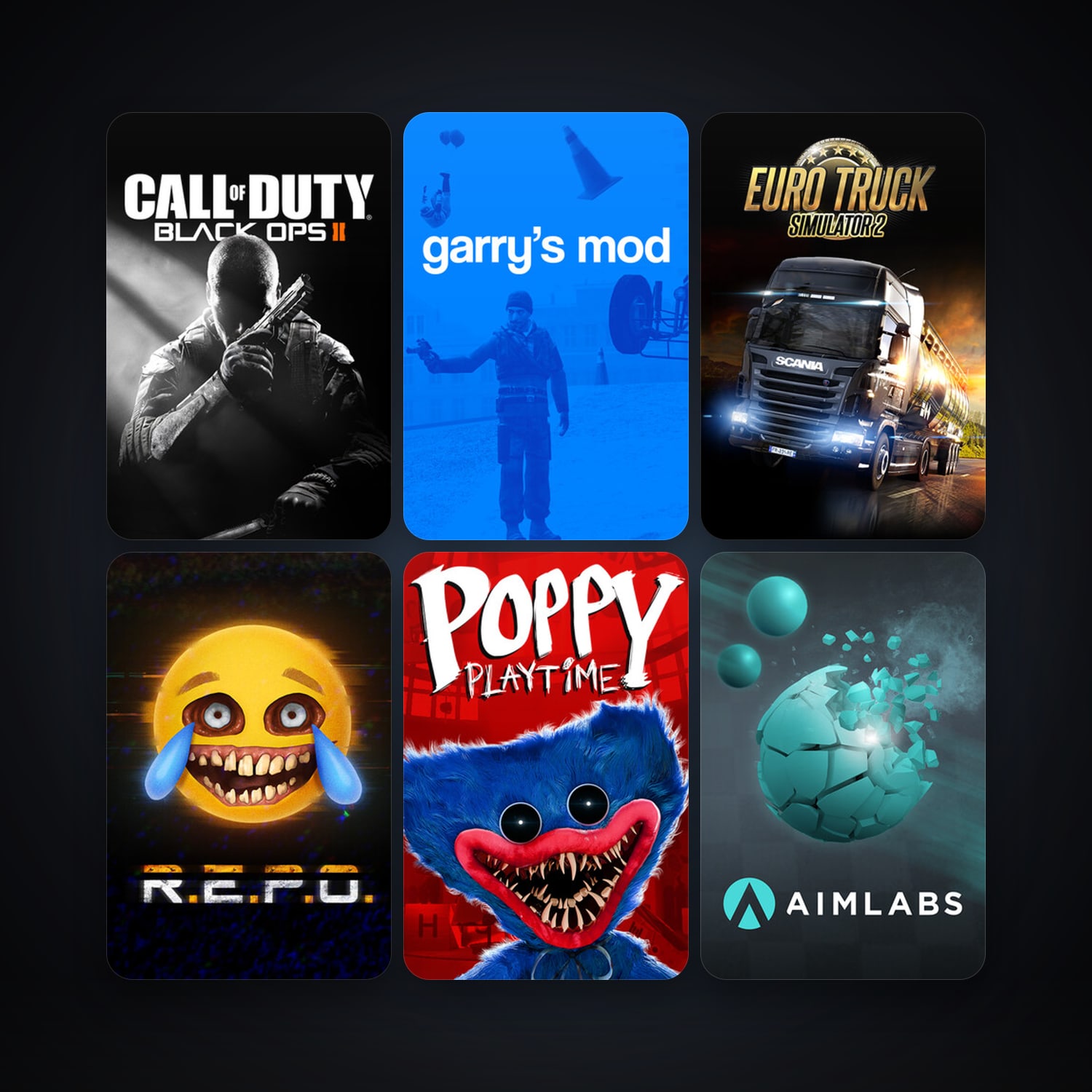 Garry's Mod + Call of Duty: Black Ops II, 18 games, clean — HabibiAccounts