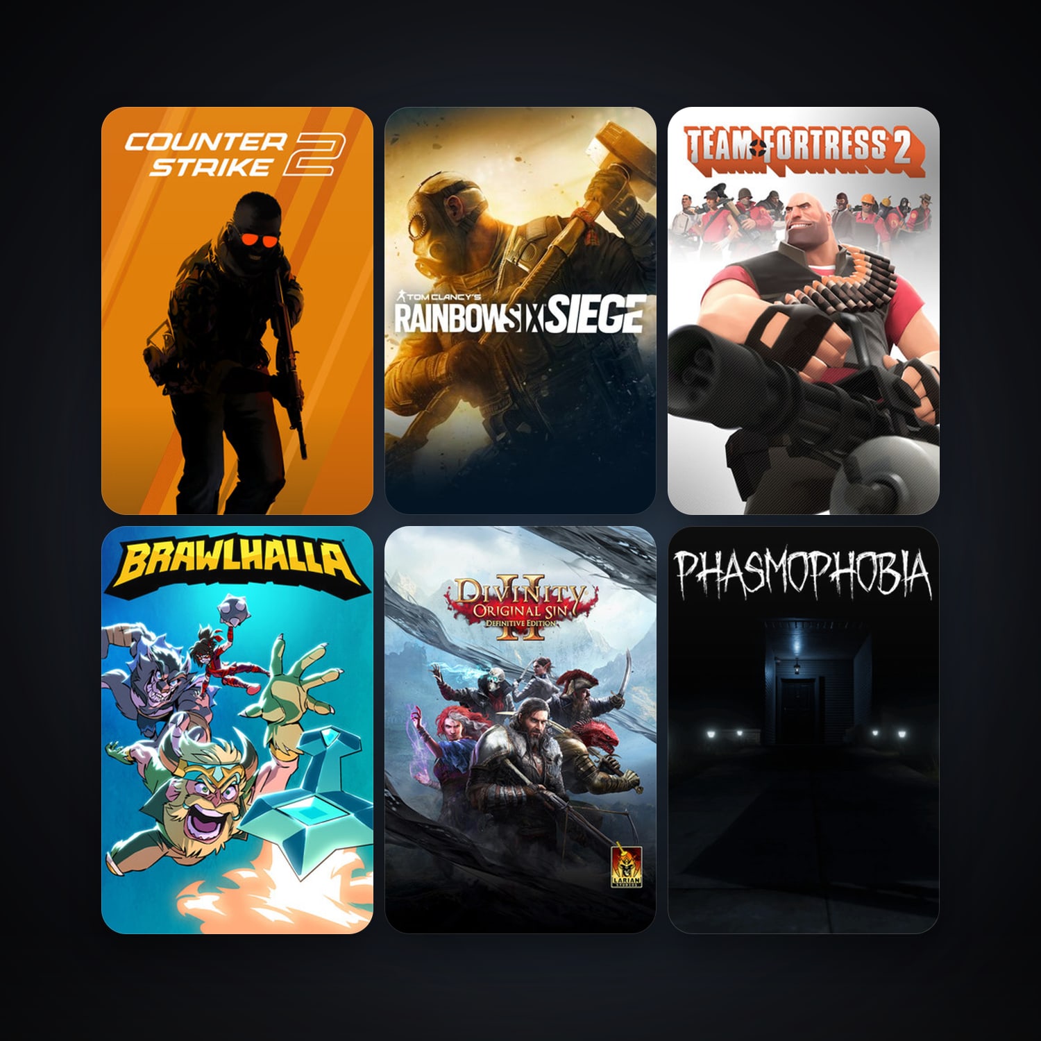 Team Fortress 2 + CS2 Prime, 20 games, clean — HabibiAccounts