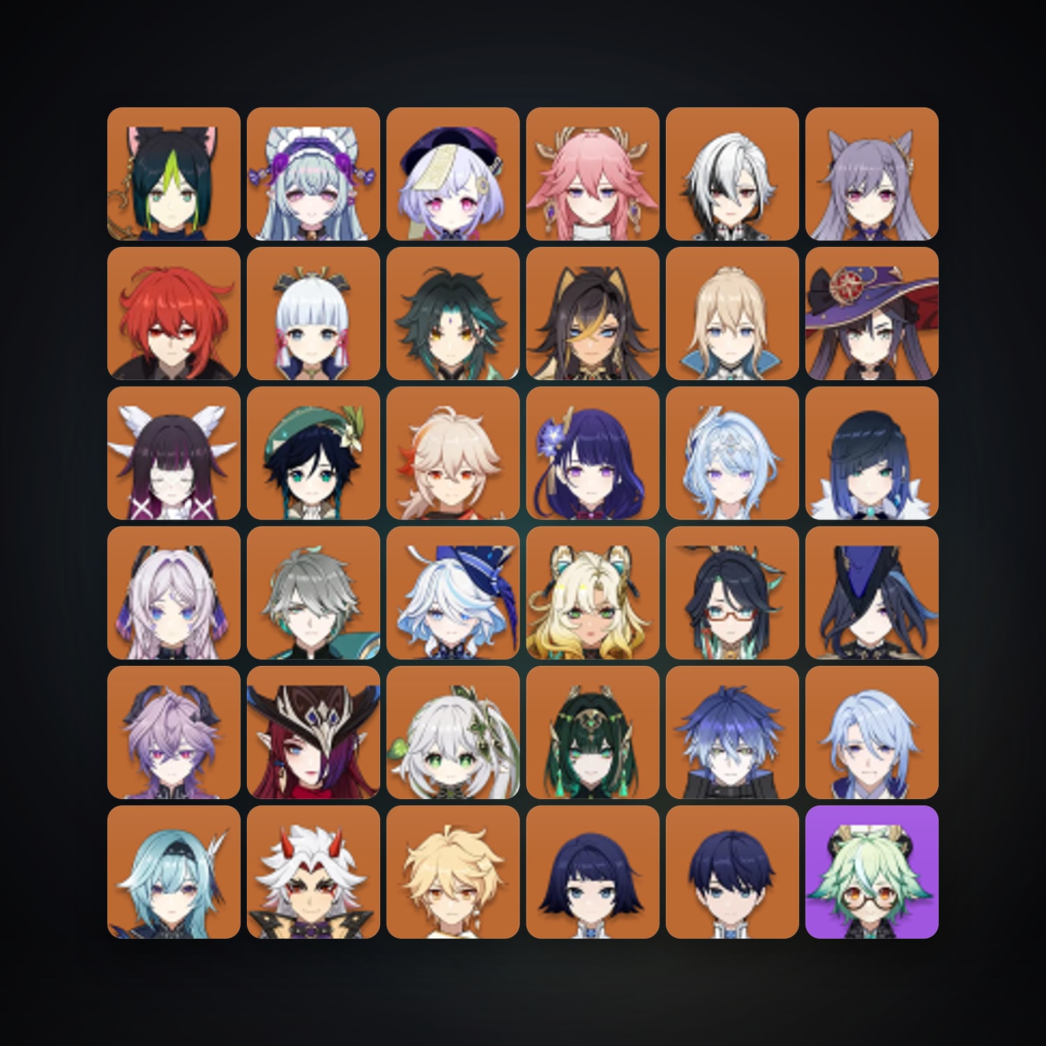 جينشن إمباكت | AR 60 | 85 شخصية | 32× 5★ — HabibiAccounts