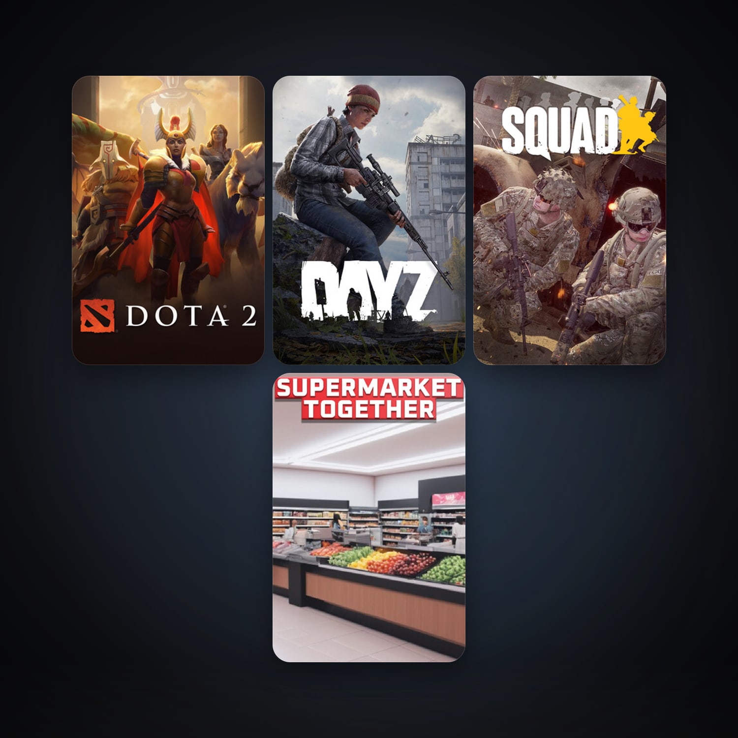 Dota 2 + DayZ, 7 games, clean — HabibiAccounts