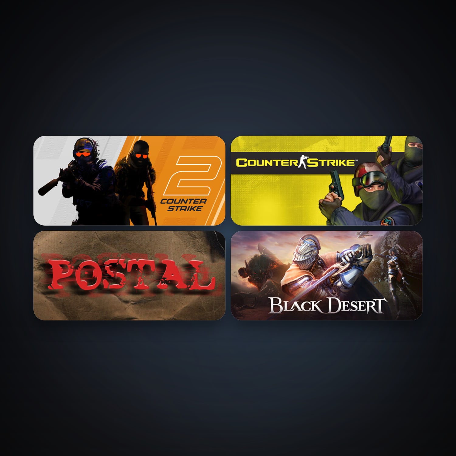 Counter-Strike + CS2 Prime, 6 games, Steam 11, clean — HabibiAccounts