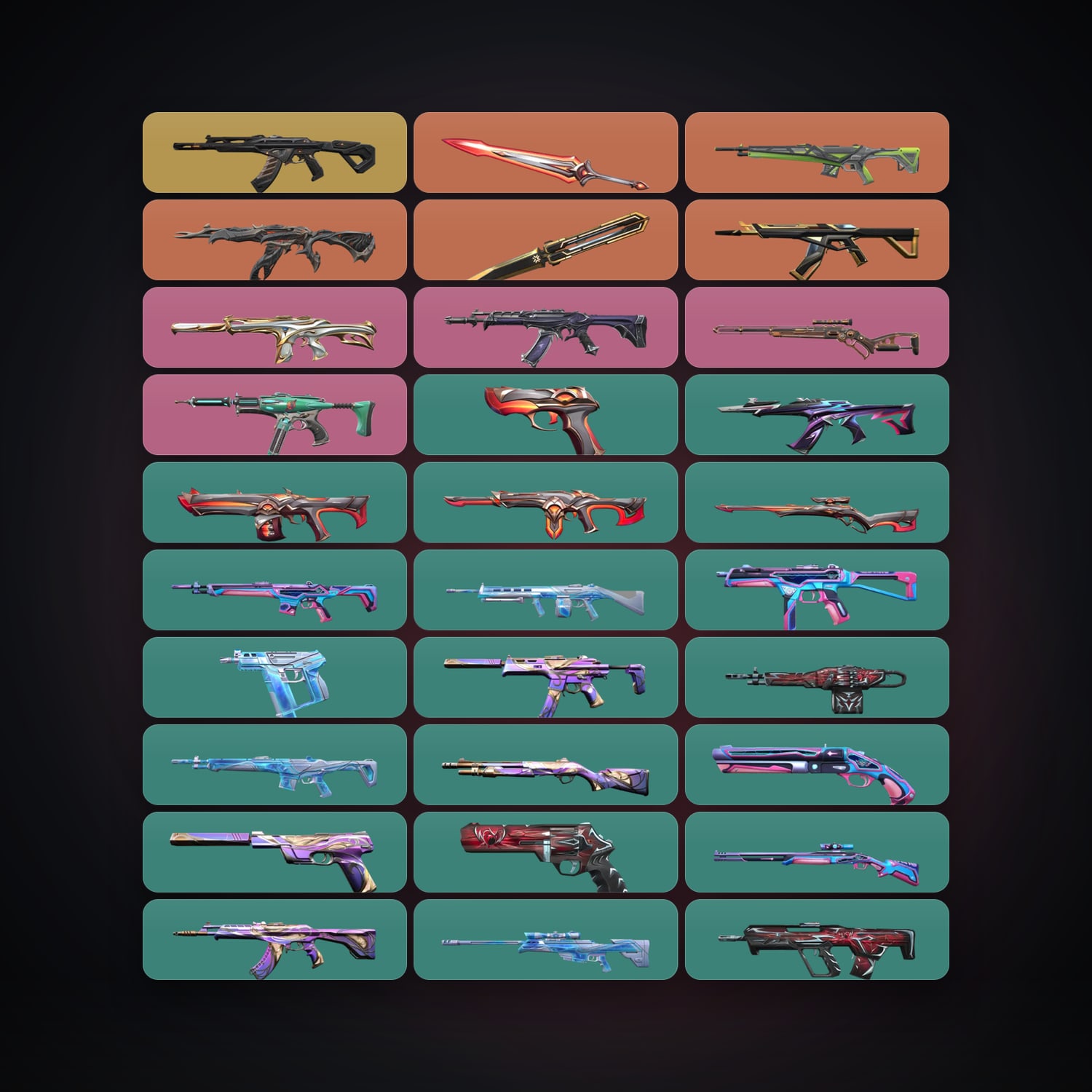 KR Bronze 2 locker — 2 knives, 30 skins, lvl 54 — HabibiAccounts