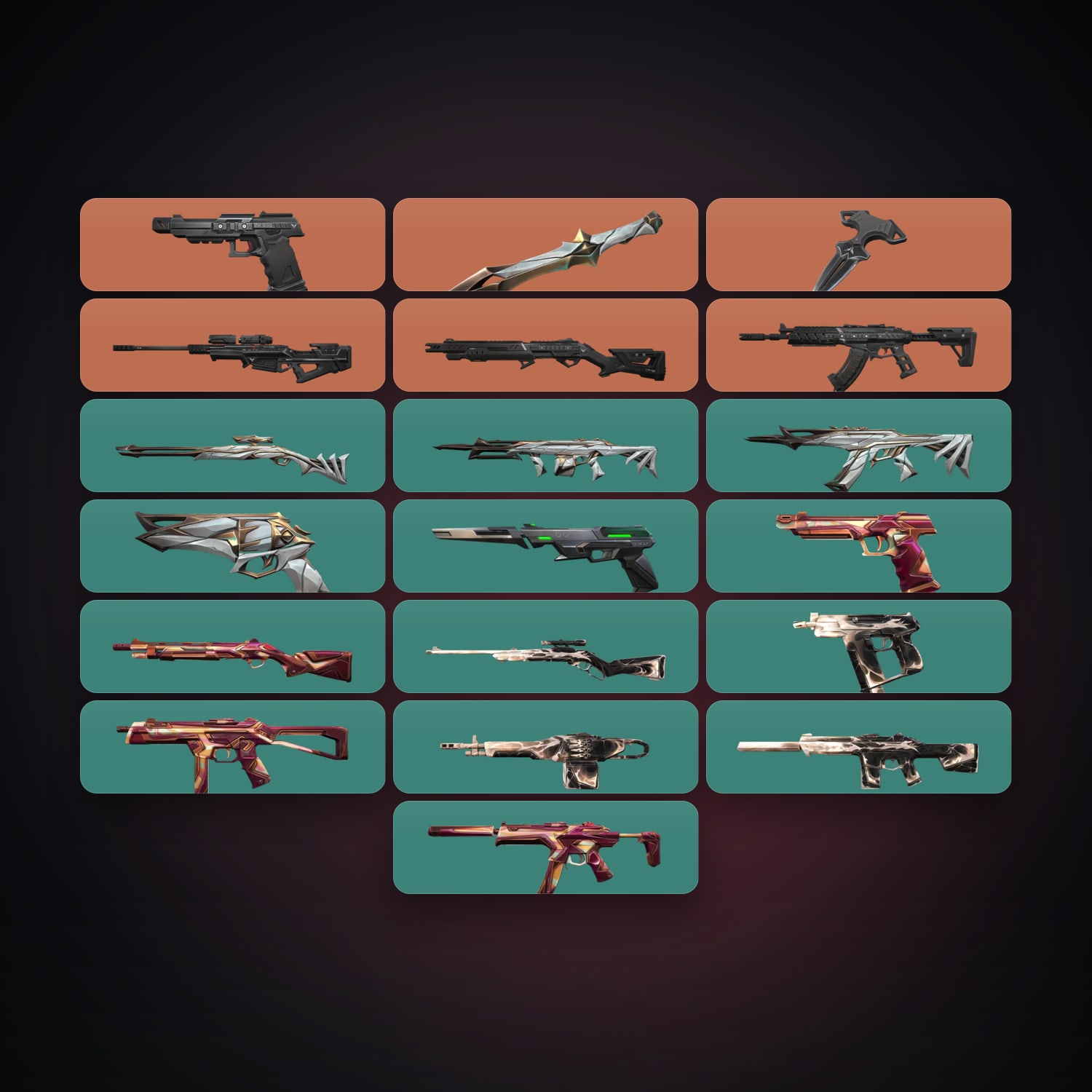 KR Bronze 2 locker — 2 knives, 19 skins, lvl 50 — HabibiAccounts