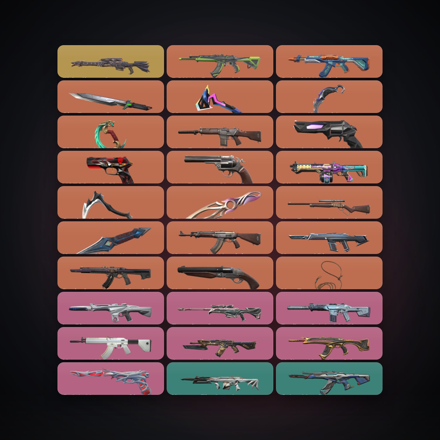 KR Diamond 2 locker — 8 knives, 82 skins, lvl 65 — HabibiAccounts