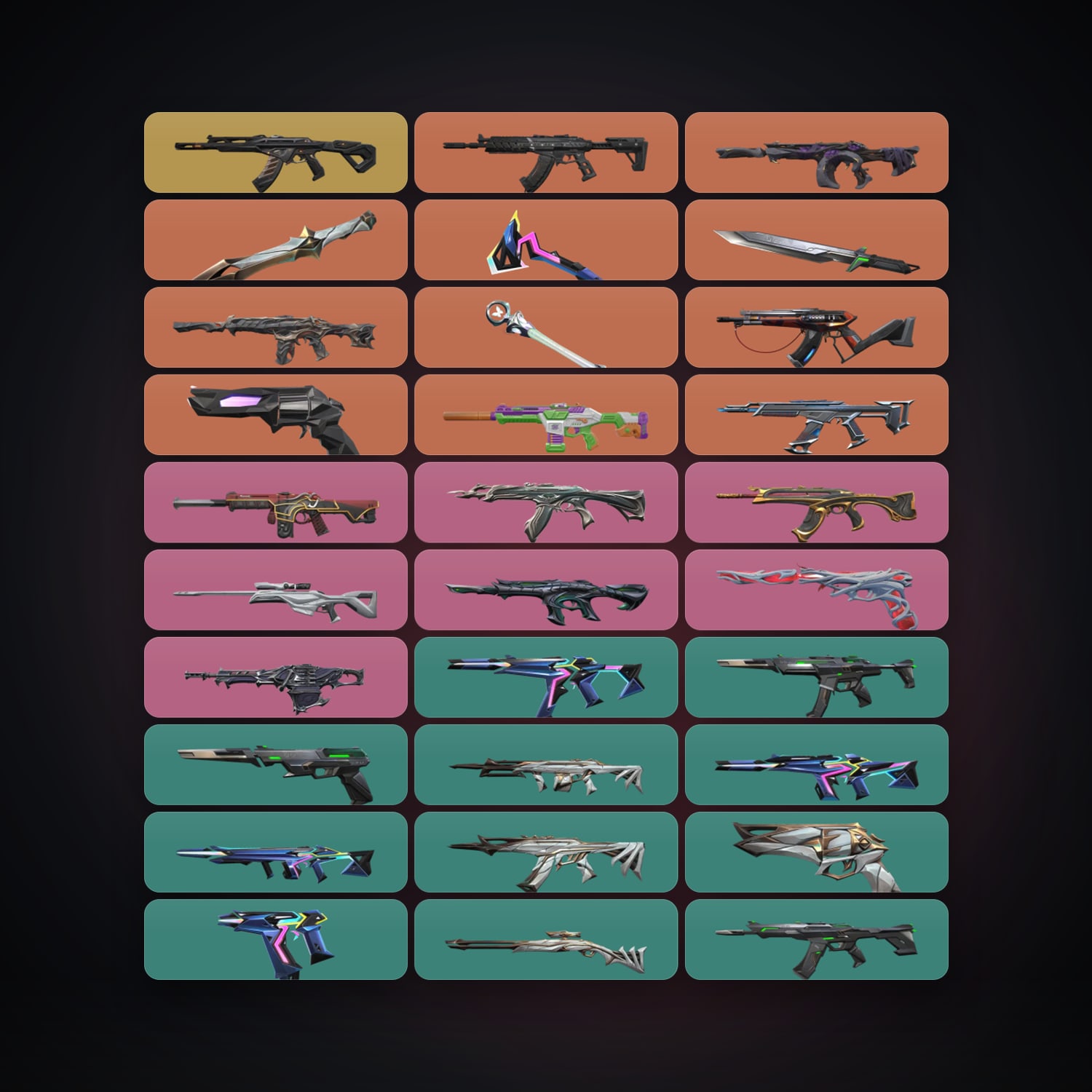 KR Bronze 1 locker — 4 knives, 54 skins, lvl 112 — HabibiAccounts
