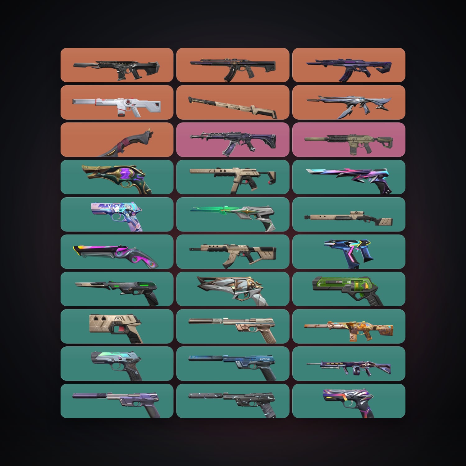 LA Ascendant 3 locker — 2 knives, 51 skins, lvl 361 — HabibiAccounts