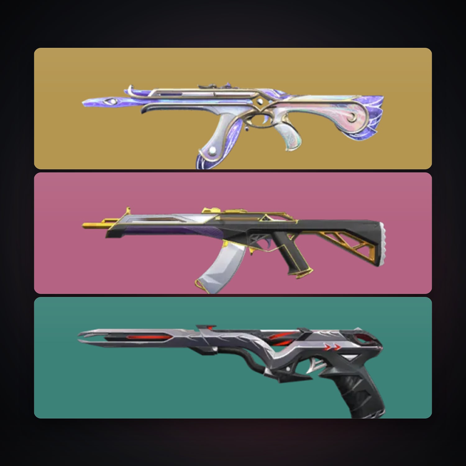 EU Gold 1 locker — 3 skins, lvl 52 — HabibiAccounts
