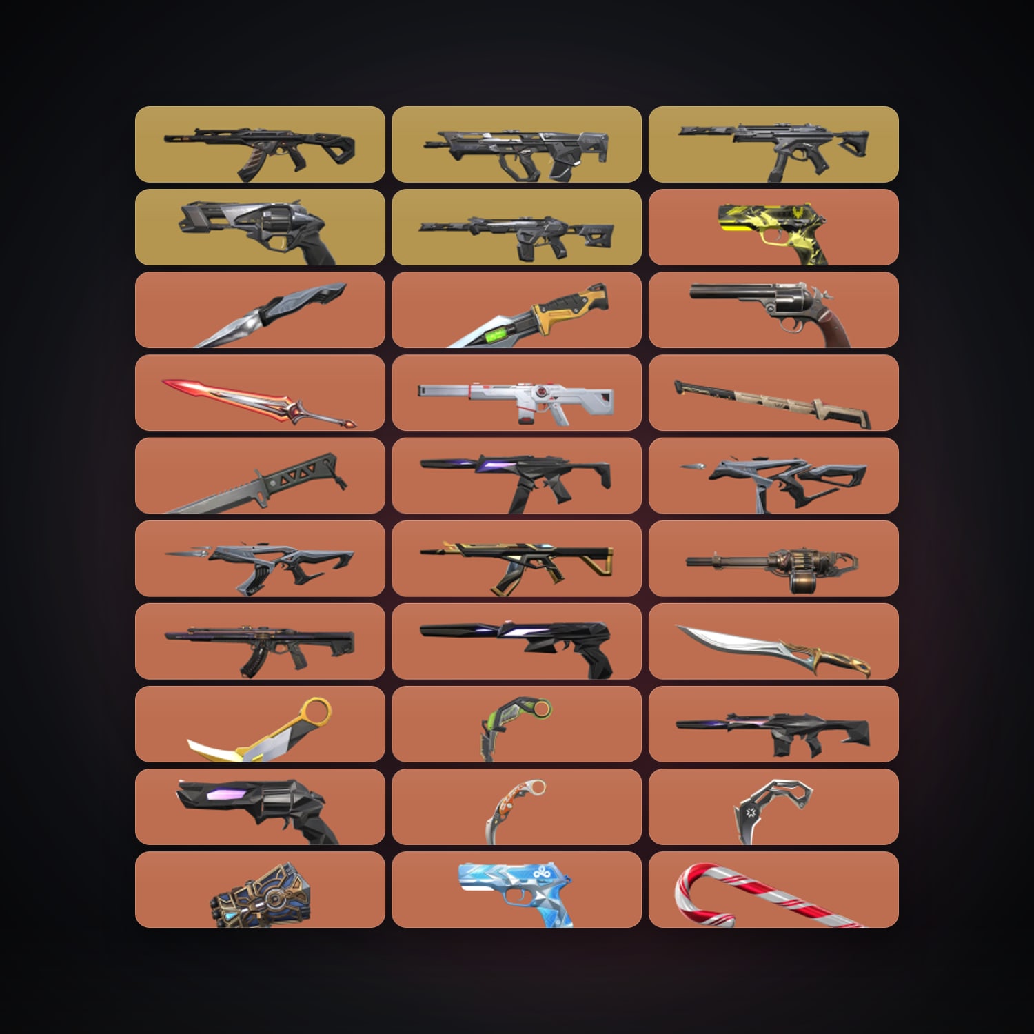NA Immortal 1 locker — 20 knives, 240 skins, lvl 523 — HabibiAccounts