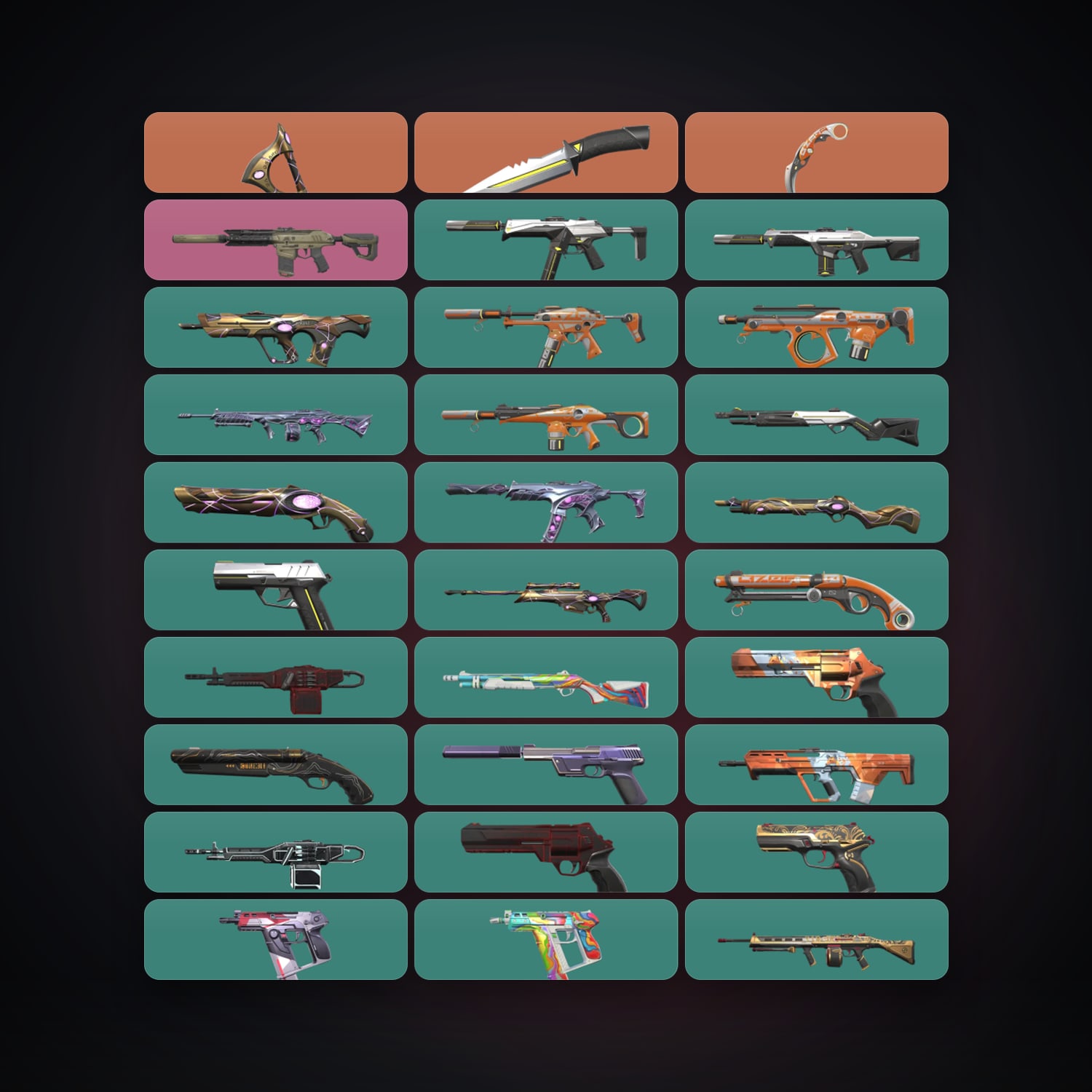 BR Bronze 2 locker — 3 knives, 47 skins, lvl 43 — HabibiAccounts