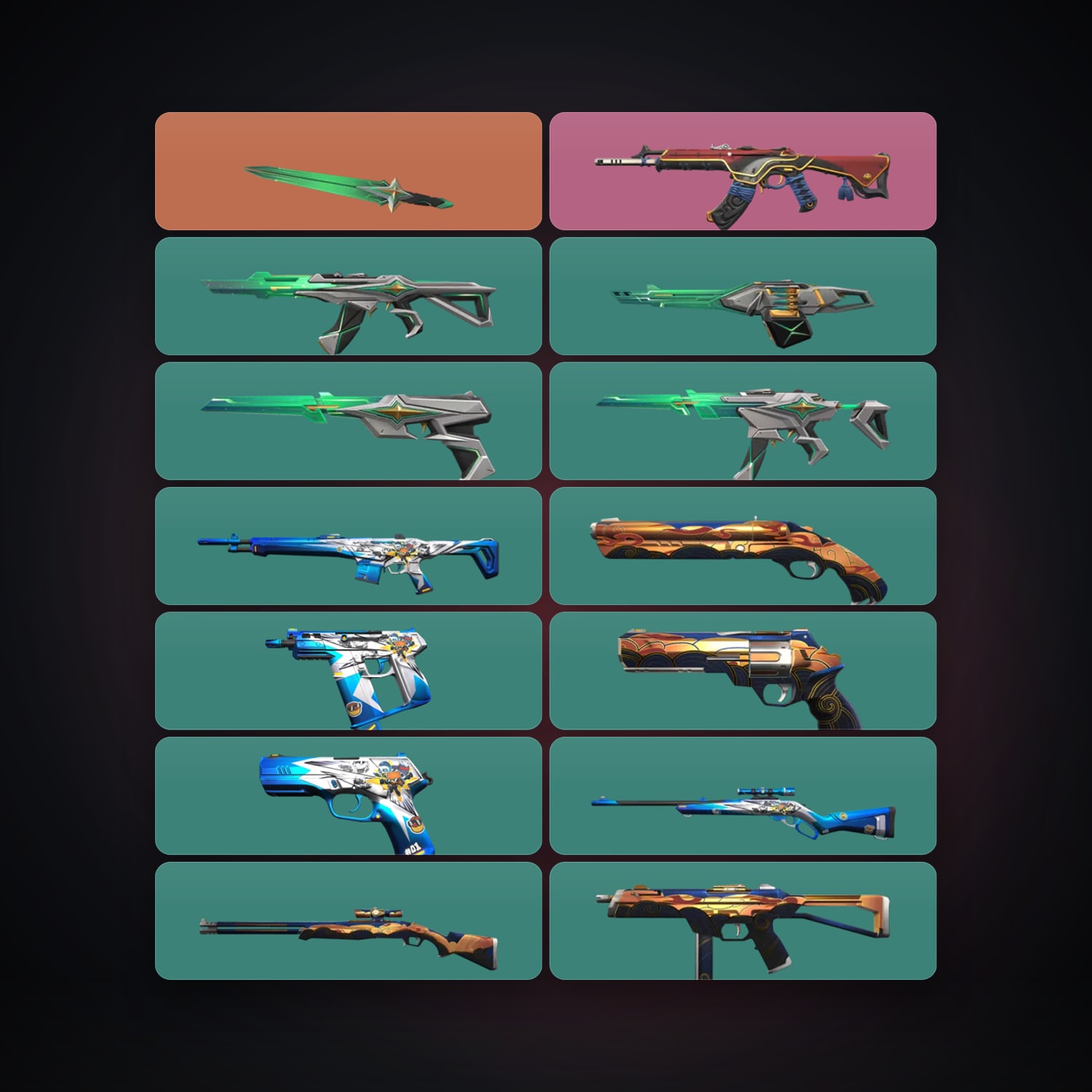 AP Silver 1 locker — 1 knives, 14 skins, lvl 38 — HabibiAccounts