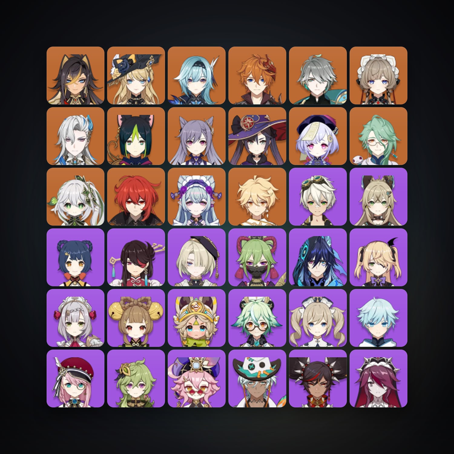 جينشن إمباكت | AR 56 | 56 شخصية | 15× 5★ — HabibiAccounts