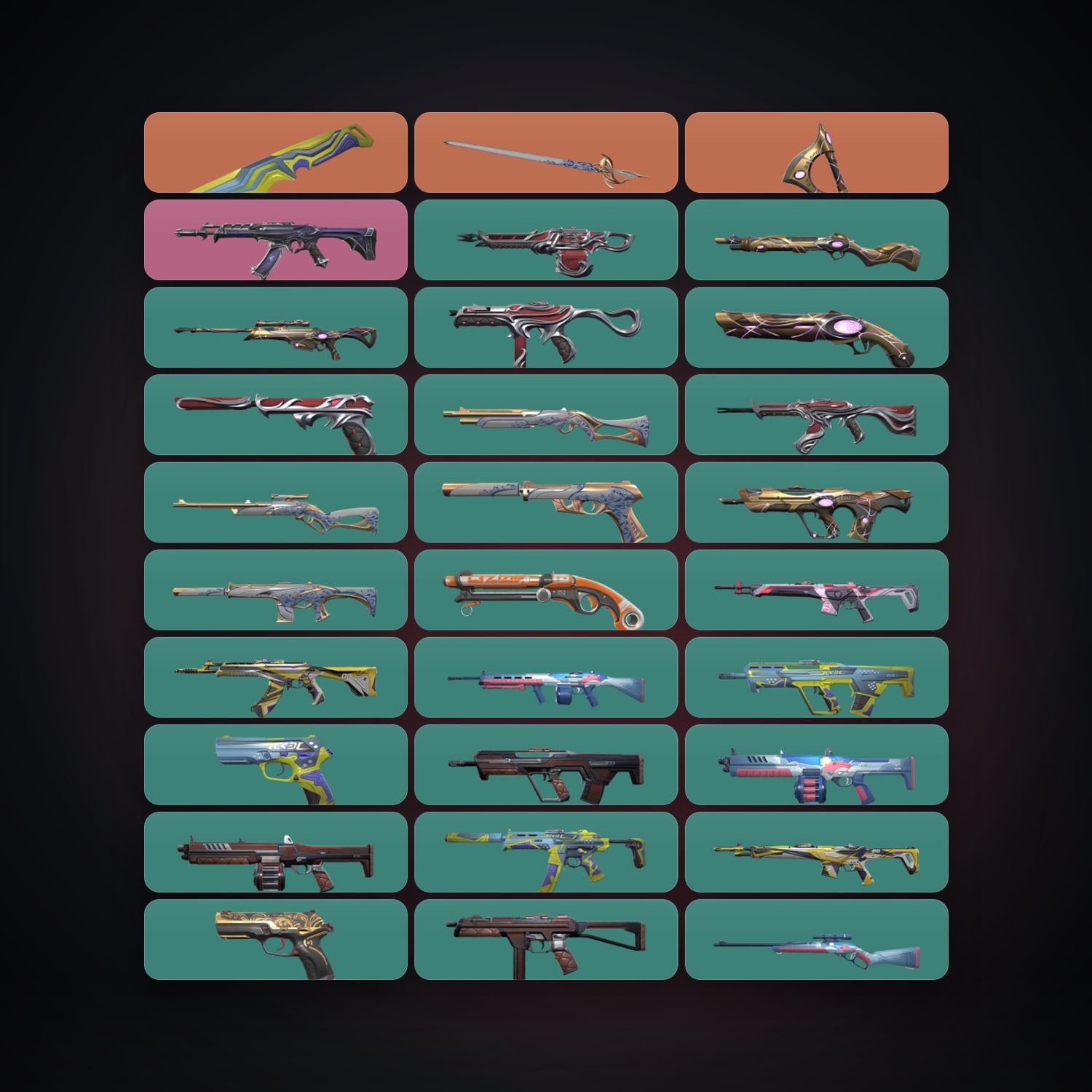 LA Bronze 2 locker — 3 knives, 44 skins, lvl 106 — HabibiAccounts