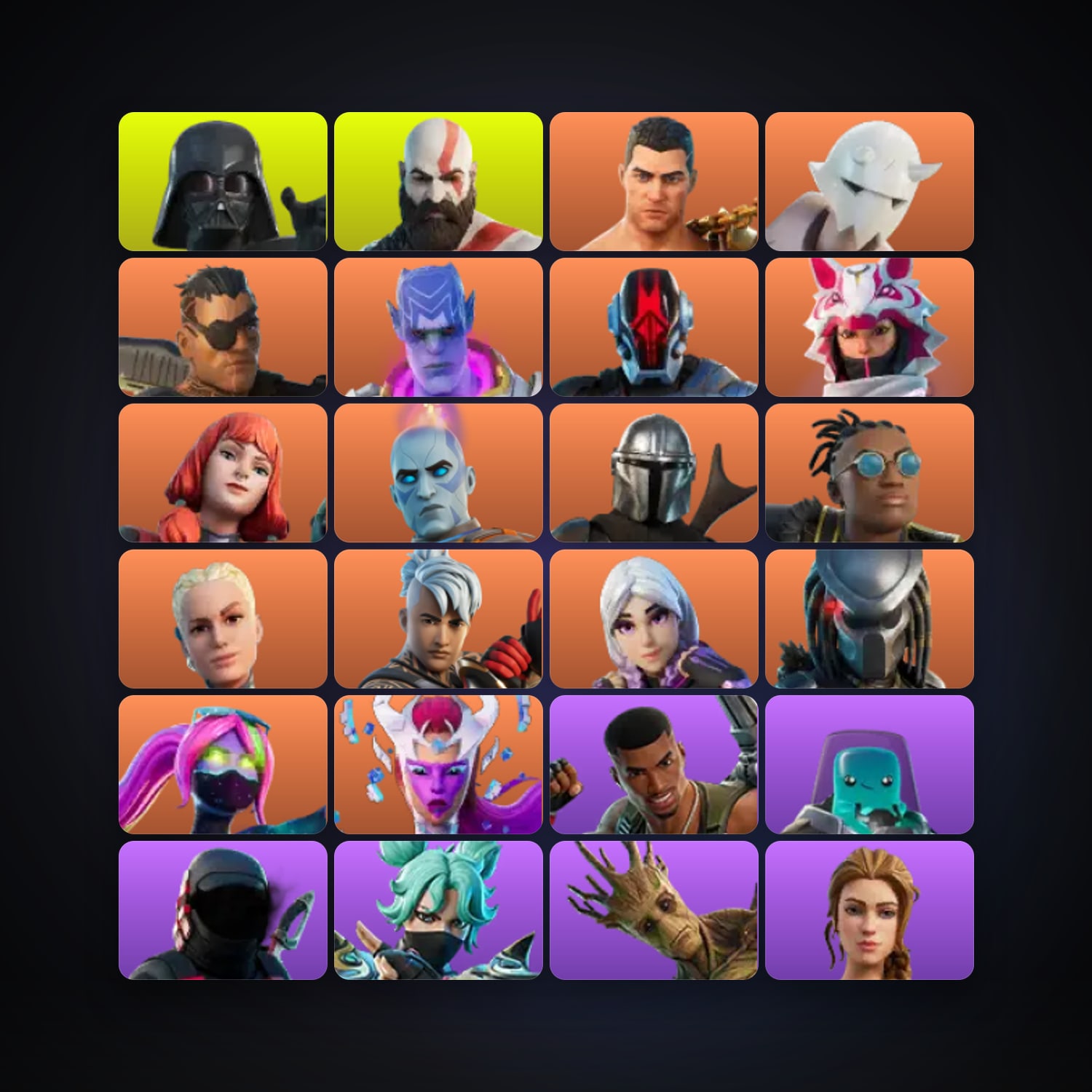 Fortnite locker — 157 skins — 250 V-Bucks — lvl 3179 — HabibiAccounts