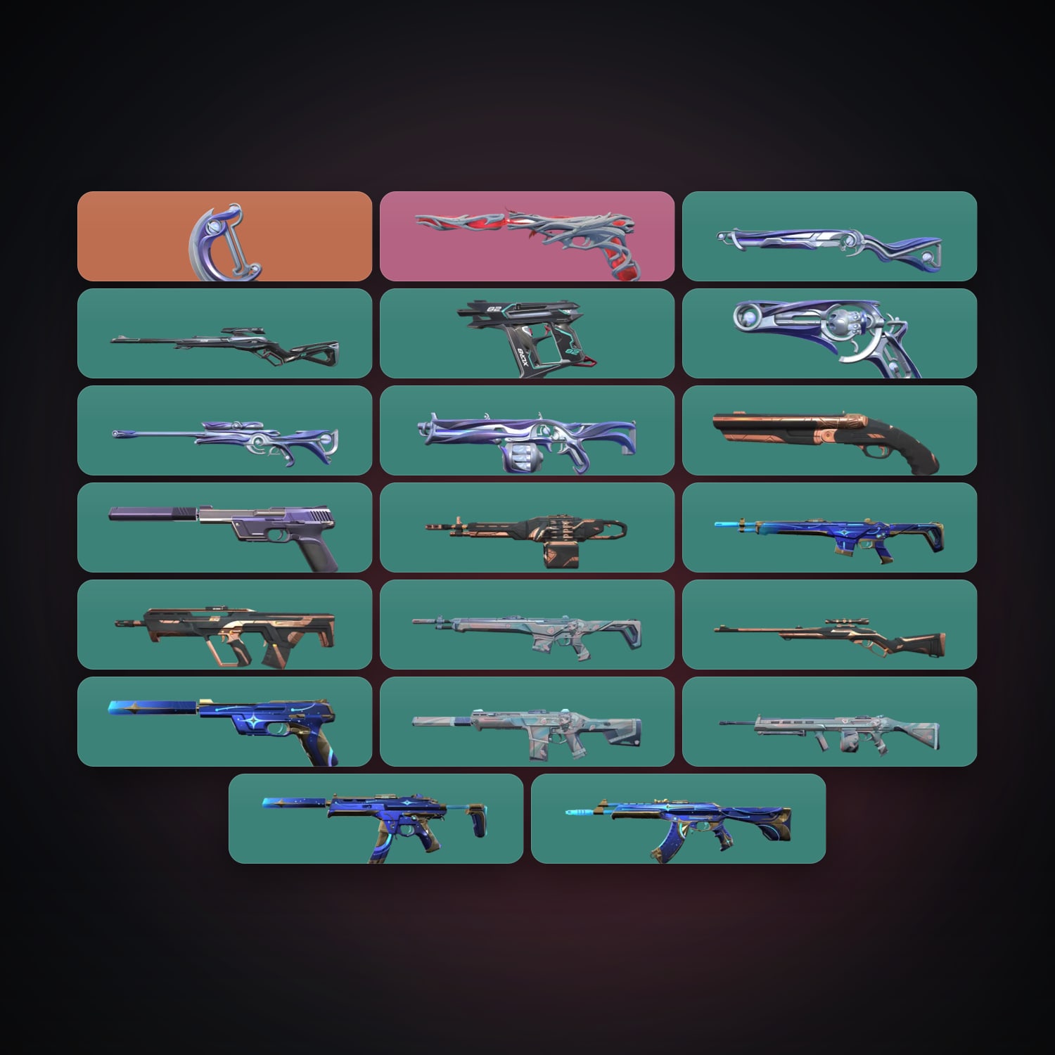 LA Bronze 3 locker — 1 knives, 22 skins, lvl 49 — HabibiAccounts