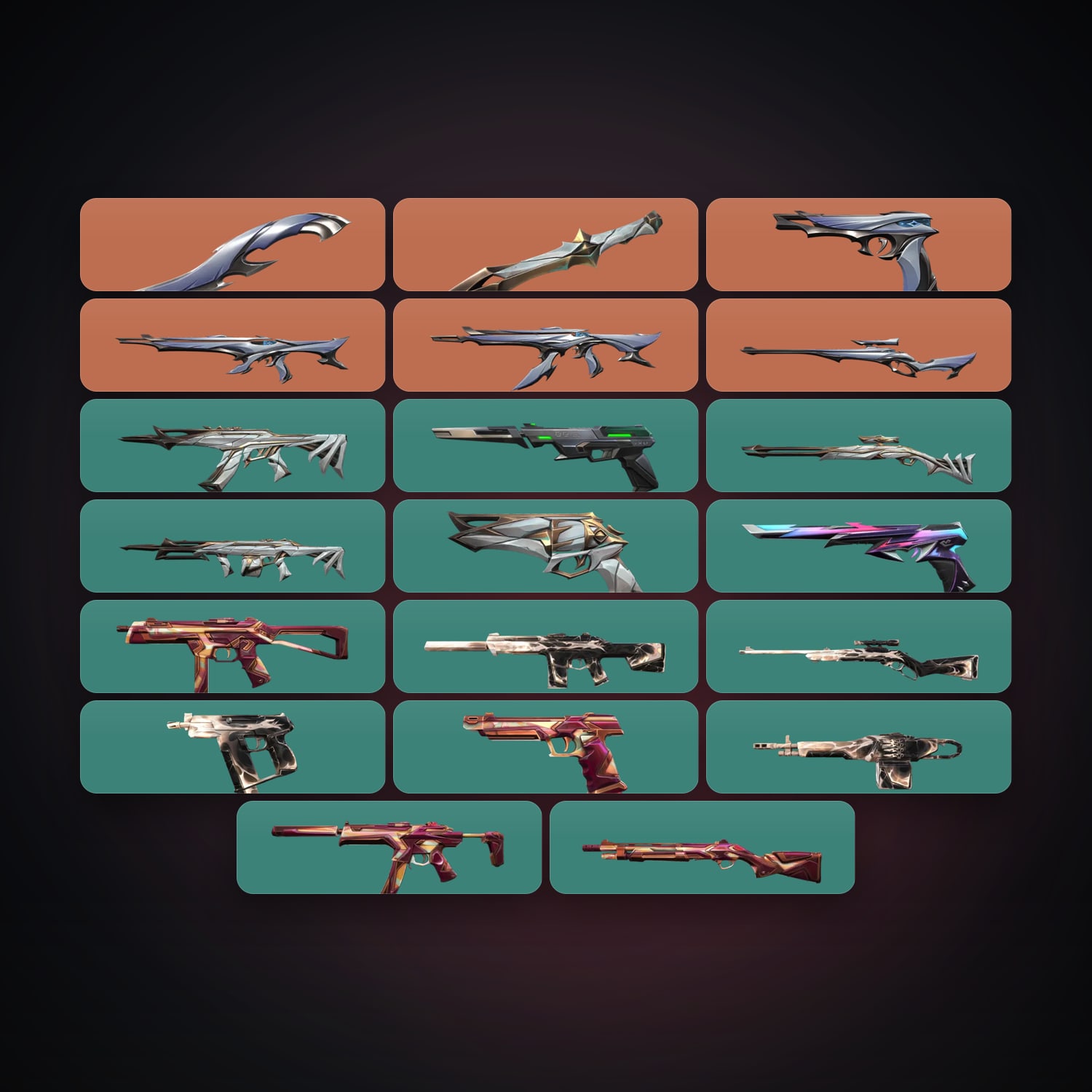NA Iron 2 locker — 2 knives, 20 skins, lvl 107 — HabibiAccounts