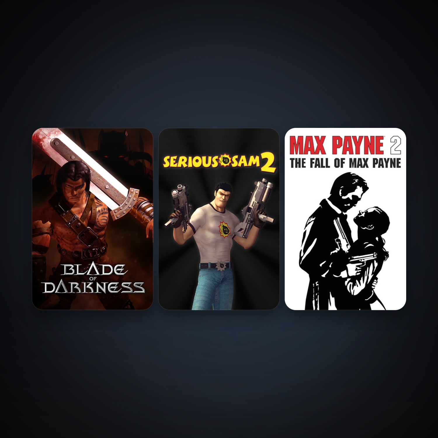 Max Payne 2: The Fall of Max Payne + Serious Sam 2, 3 games, clean — HabibiAccounts