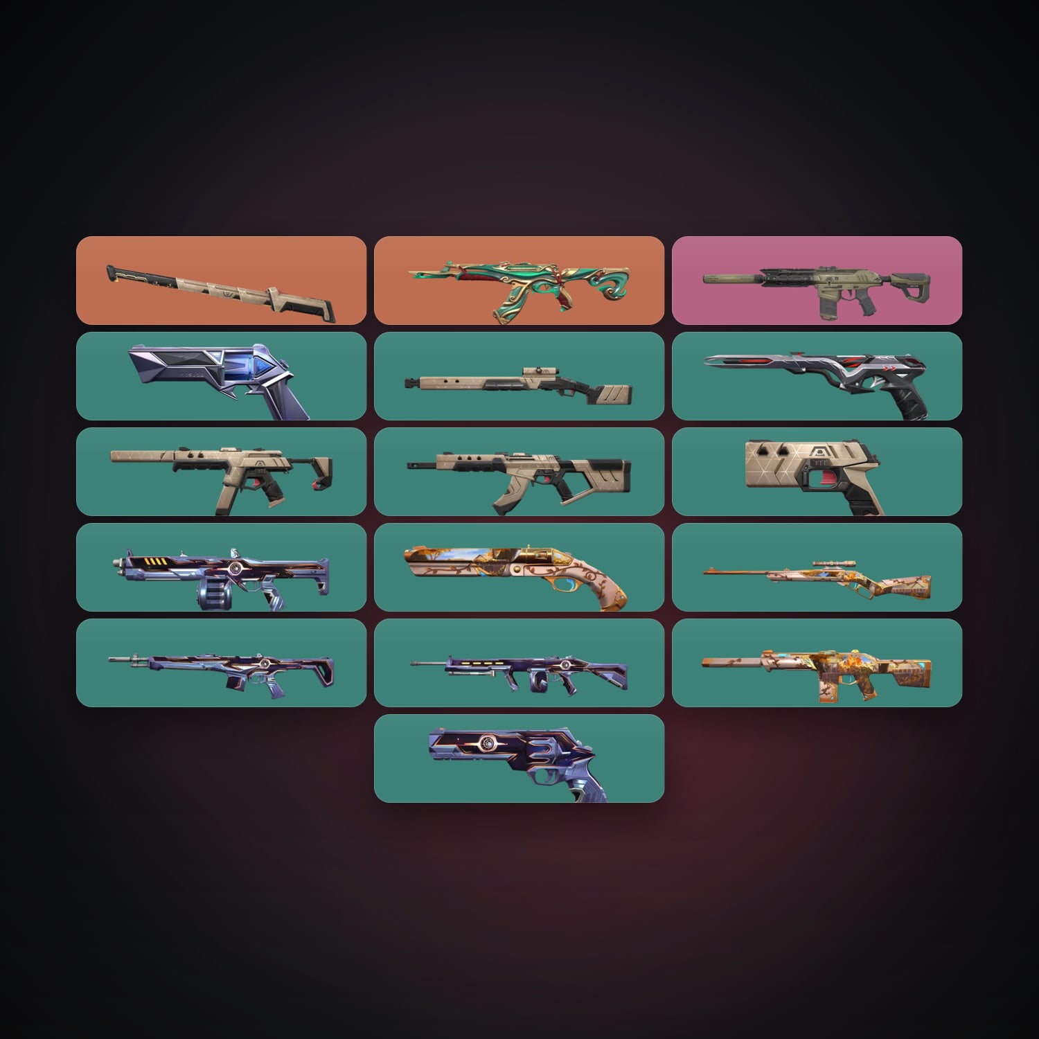 LA Gold 1 locker — 1 knives, 17 skins, lvl 65 — HabibiAccounts