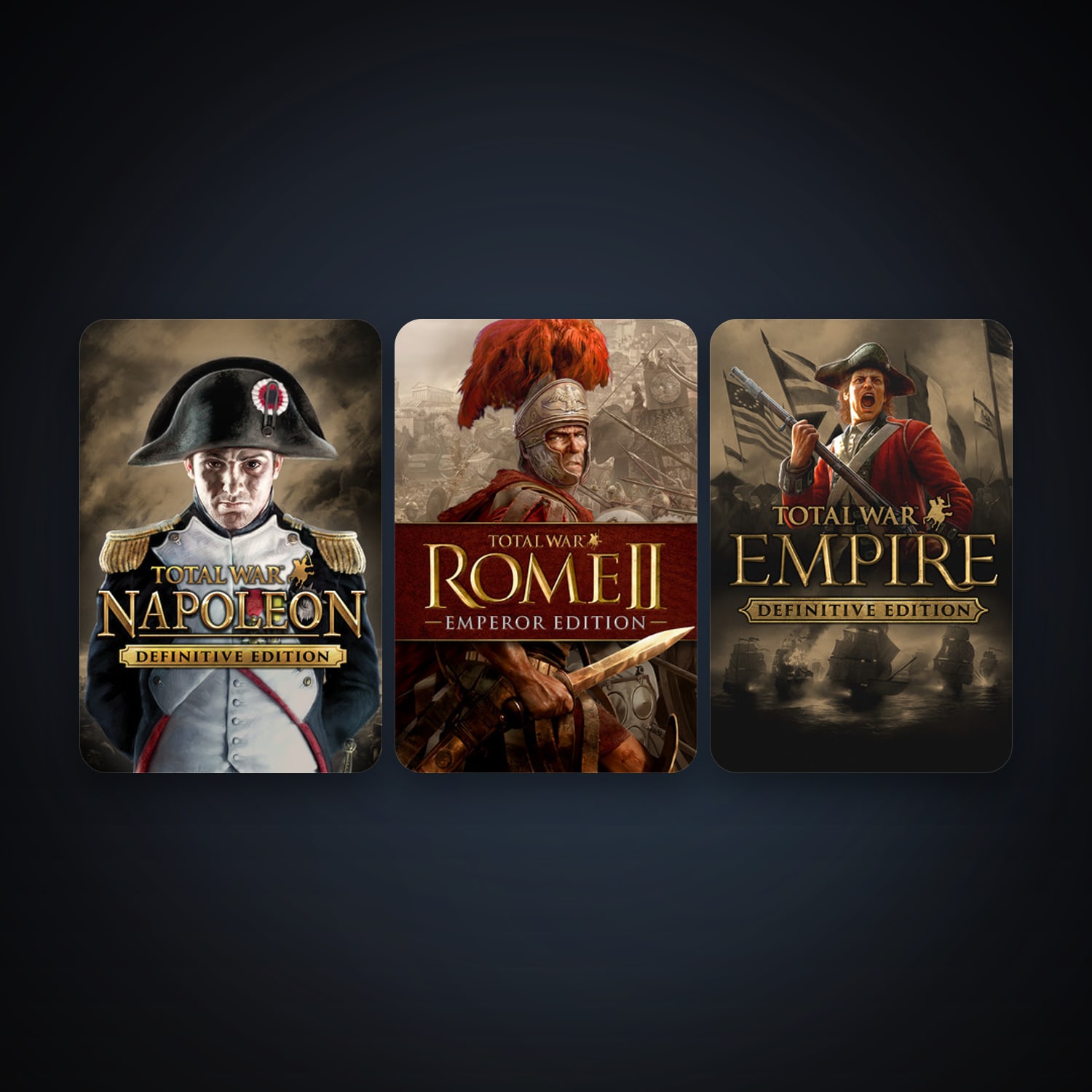 Empire: Total War + Total War: NAPOLEON - Definitive Edition, 4 games, clean — HabibiAccounts