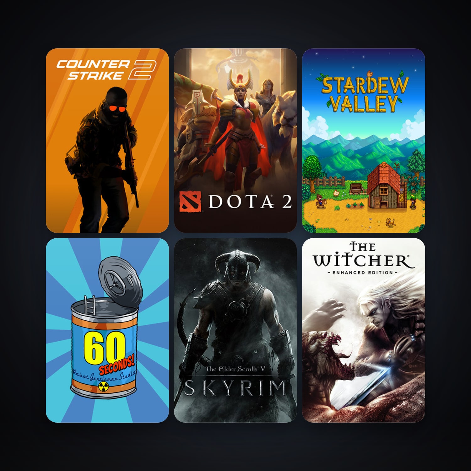 Left 4 Dead 2 + Dota 2, 60 games, Steam 10, clean — HabibiAccounts