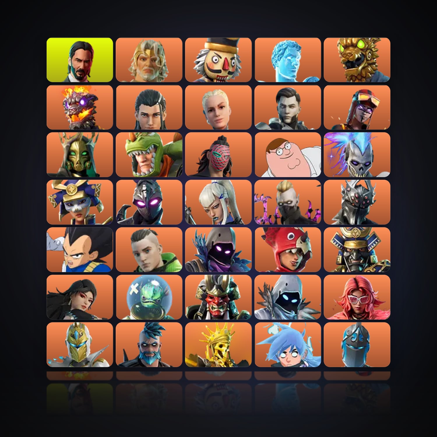 Fortnite | 623 Skins | 2.4K V-Bucks | Level 6321 | 687 Wins — HabibiAccounts