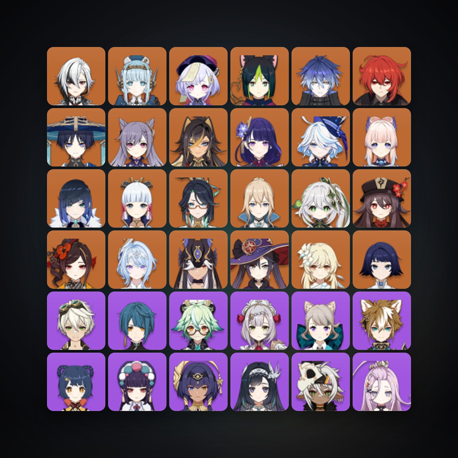 Genshin Impact | AR 58 | 73 Chars | 22× 5★ — HabibiAccounts