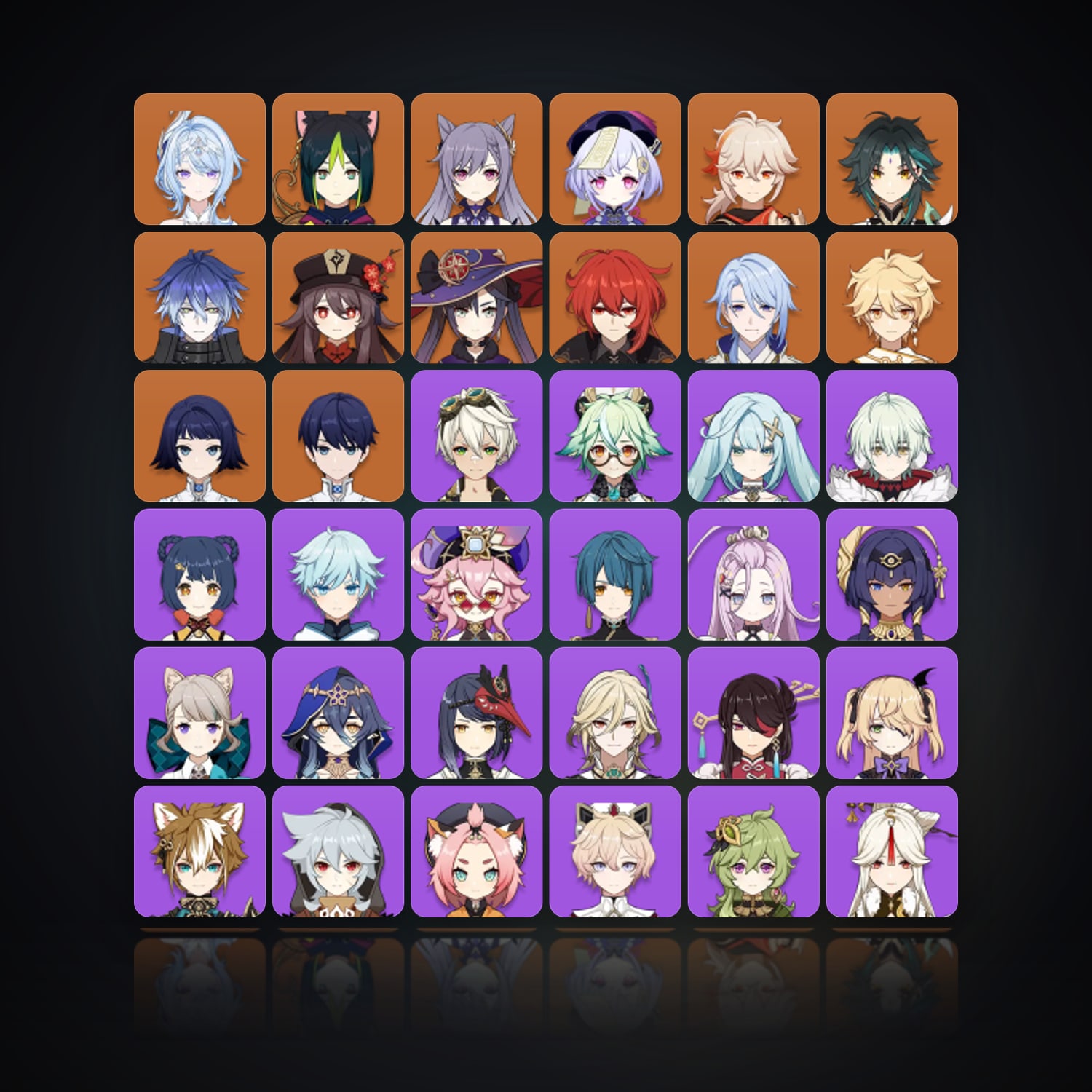 Genshin Impact | AR 56 | 54 Chars | 11× 5★ — HabibiAccounts