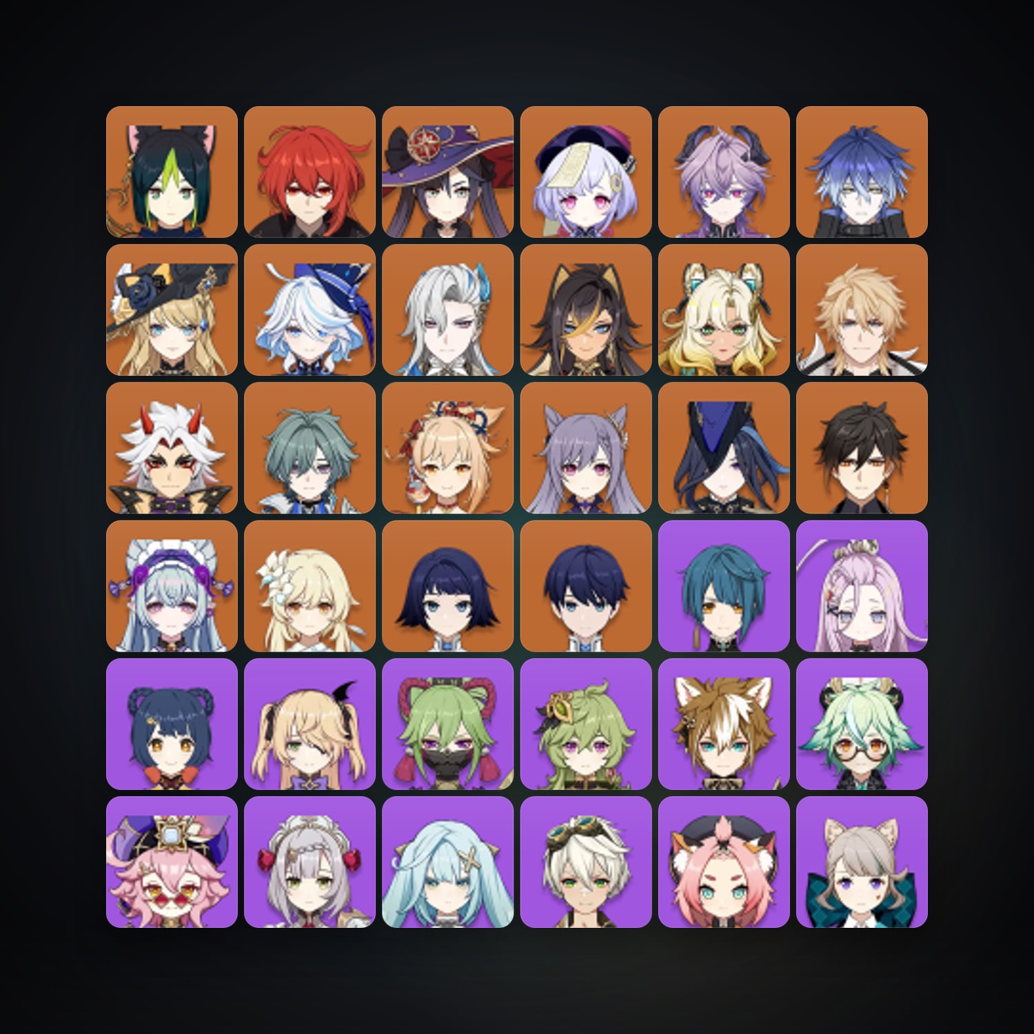 جينشن إمباكت | AR 58 | 68 شخصية | 19× 5★ — HabibiAccounts
