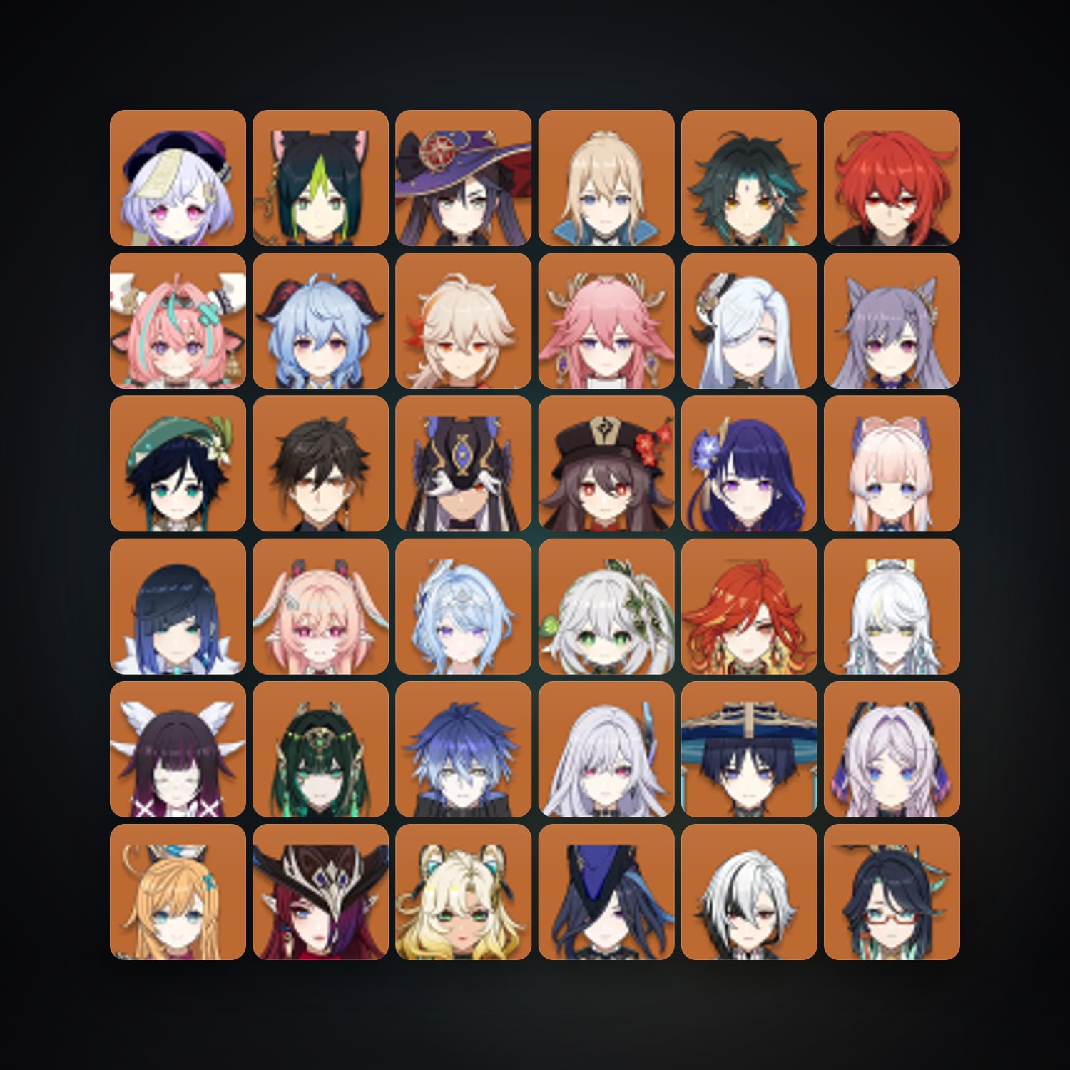 Genshin Impact | AR 60 | 97 Chars | 44× 5★ — Genshin / miHoYo Account — HabibiAccounts