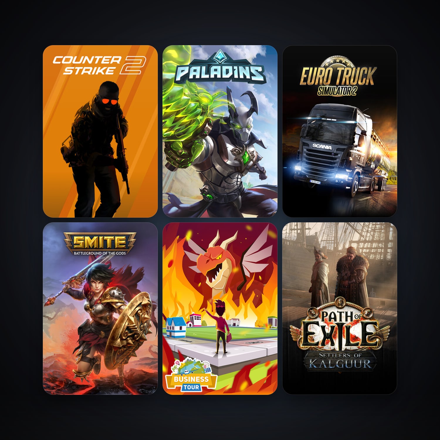CS2 Prime + Euro Truck Simulator 2, 8 games, clean — HabibiAccounts