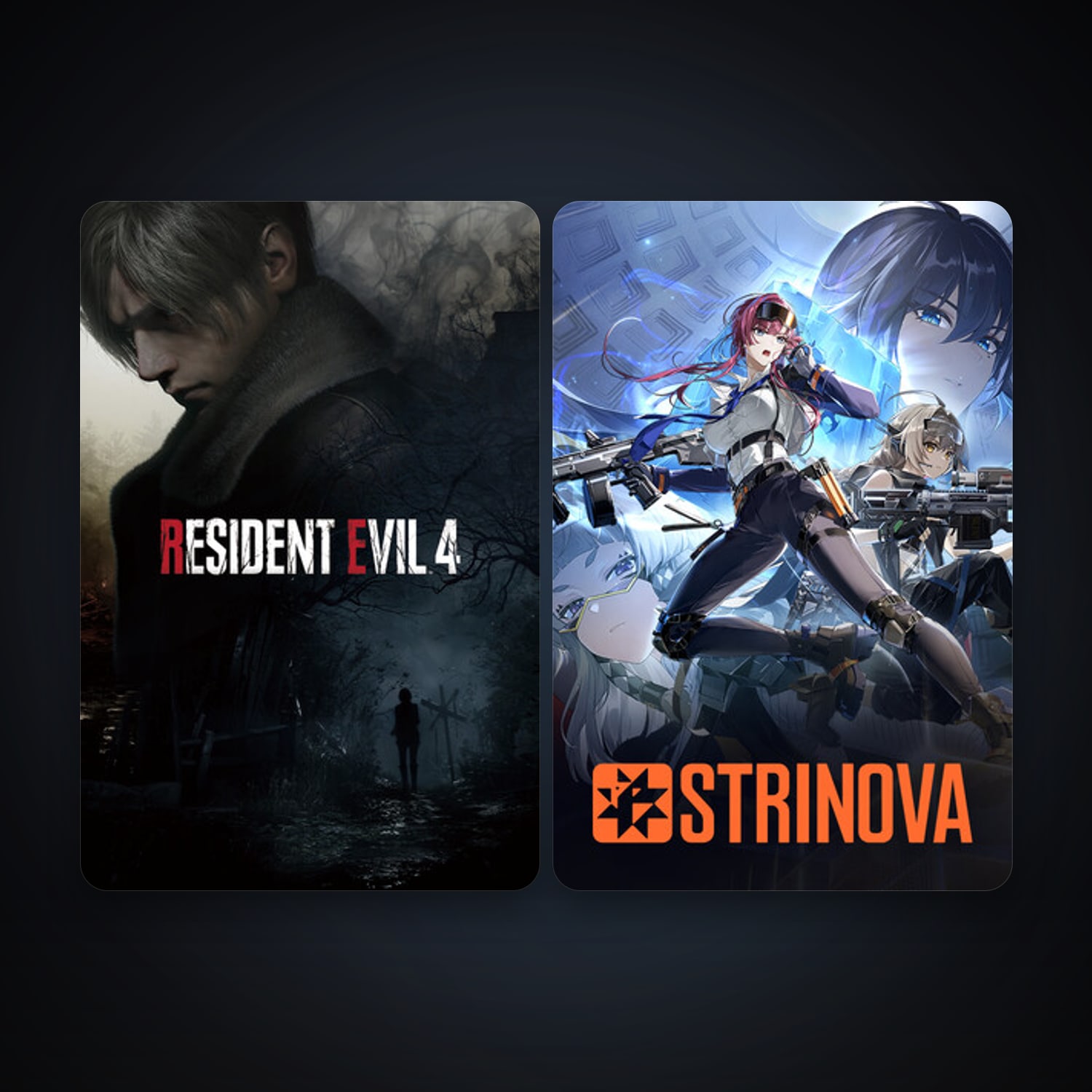 Strinova + Resident Evil 4, 4 games, clean — HabibiAccounts