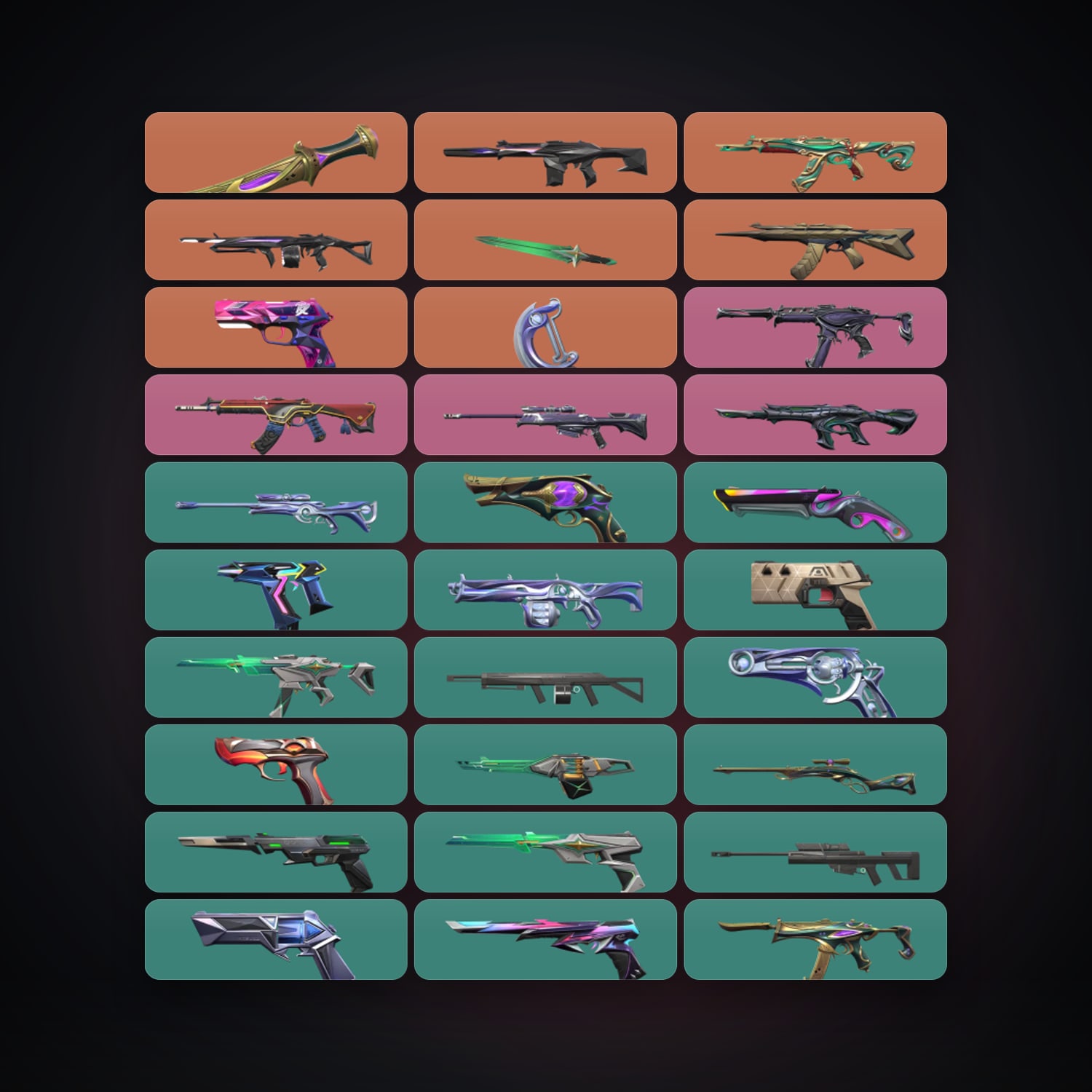 EU Gold 3 locker — 3 knives, 73 skins, lvl 416 — HabibiAccounts