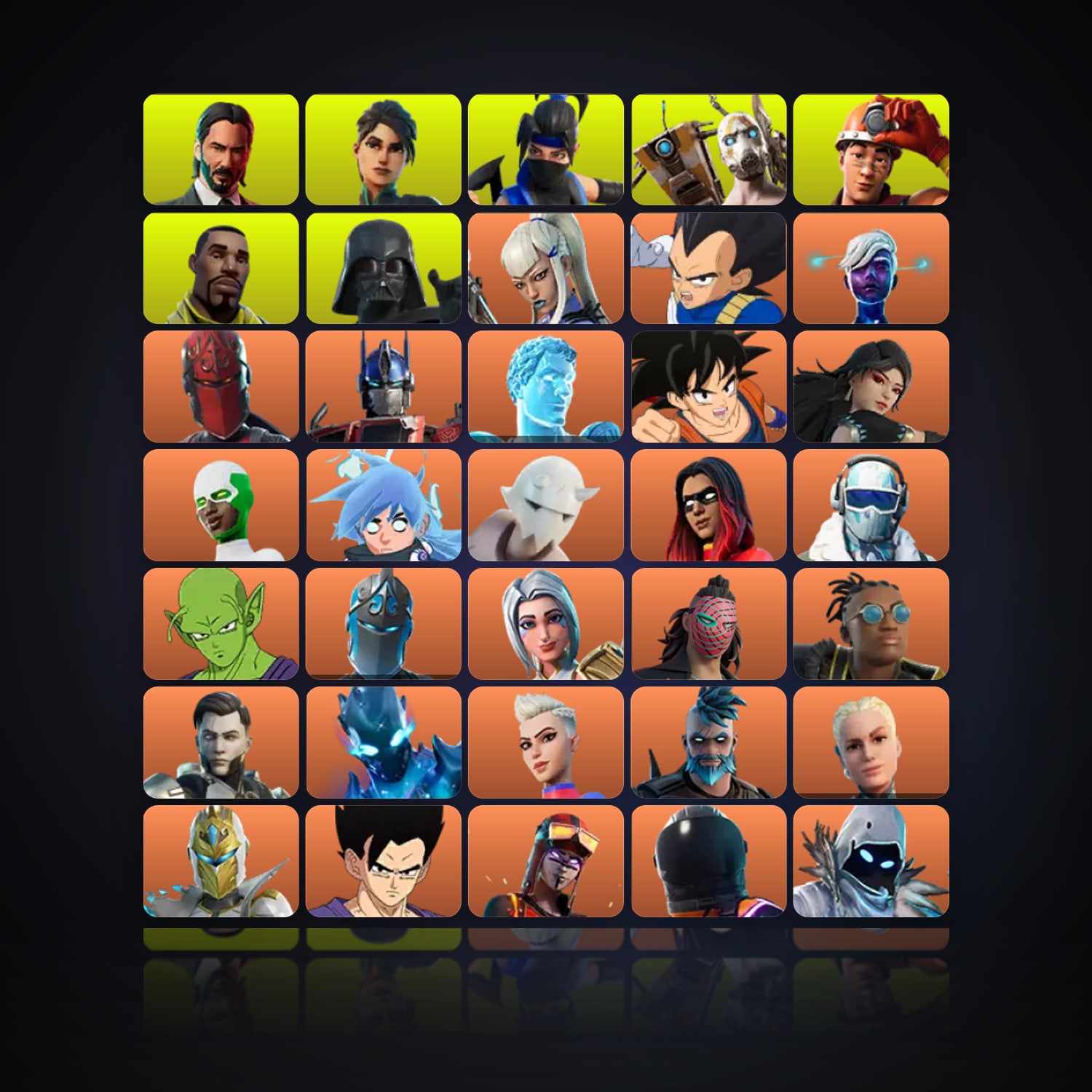 Fortnite | 612 Skins | 11.8K V-Bucks | Level 9760 | 1.1K Wins