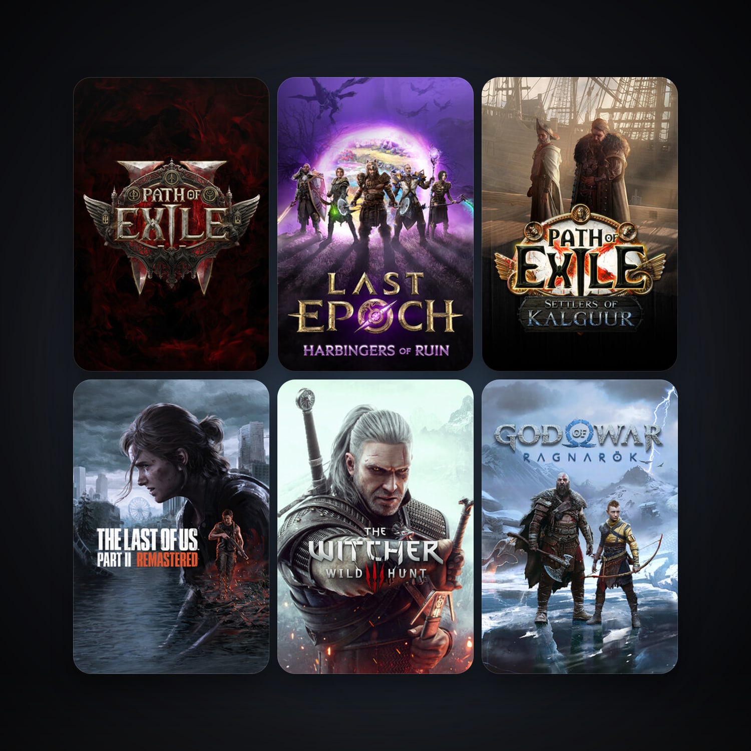 Path of Exile + The Witcher 3: Wild Hunt, 48 games, clean — HabibiAccounts