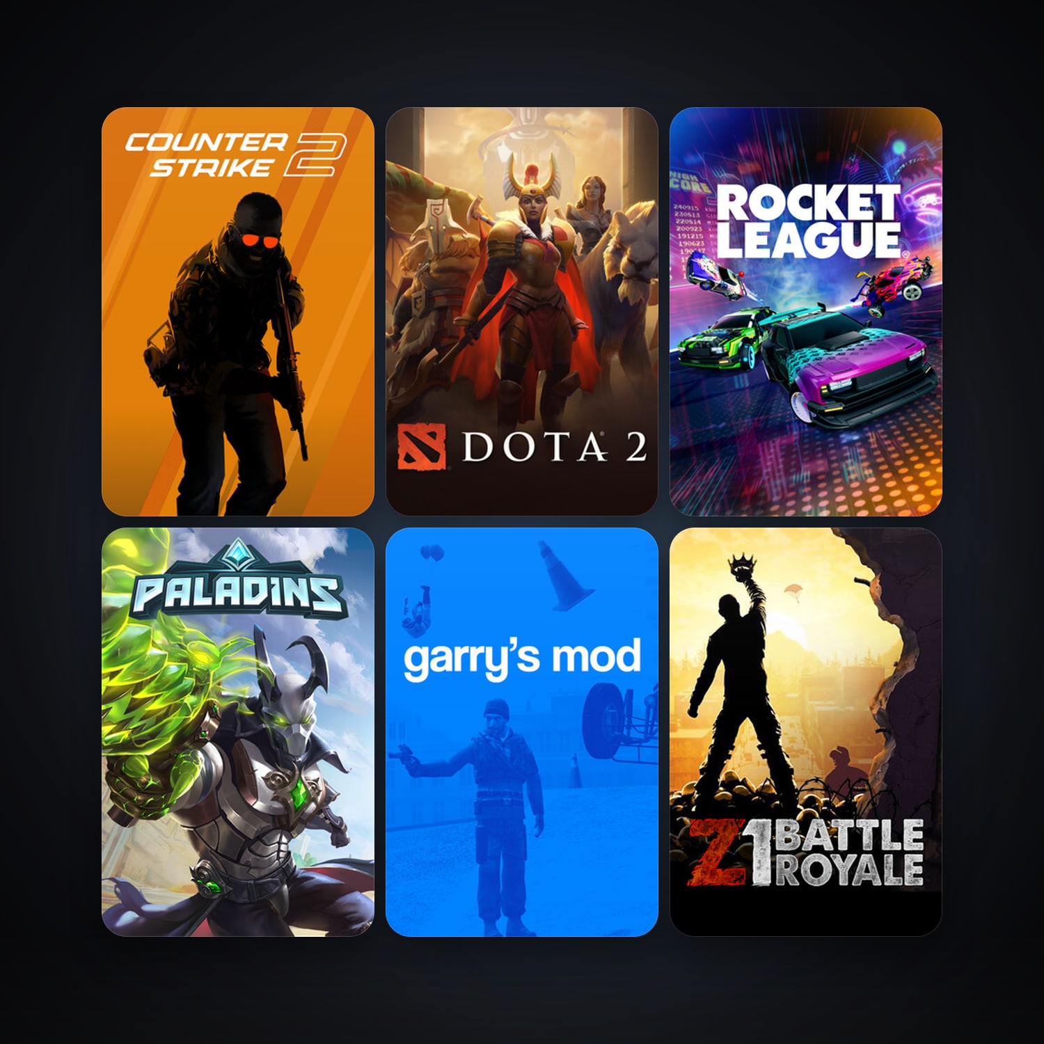 Dota 2 + CS2 Prime, 16 games, clean · 259357466 — HabibiAccounts