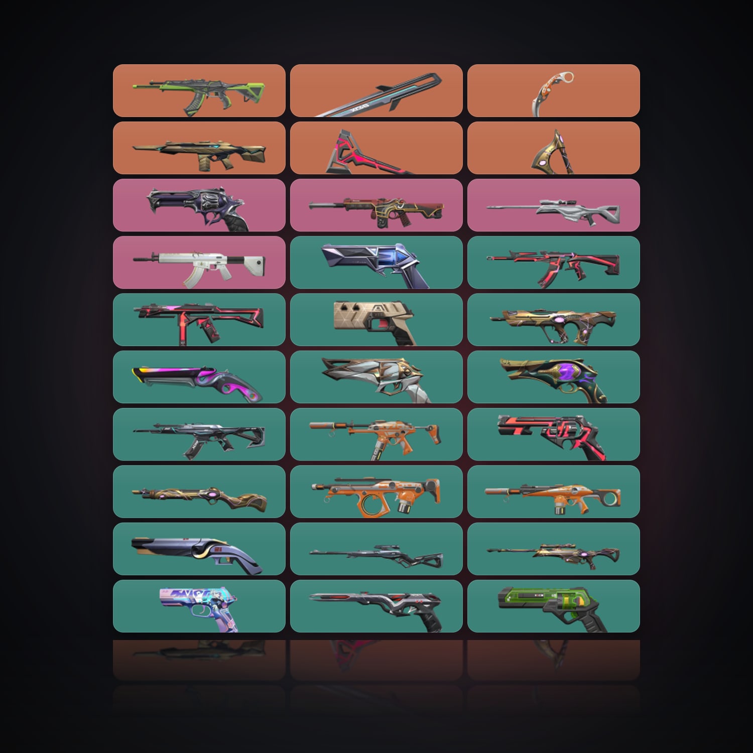 AP Diamond 2 locker — 4 knives, 108 skins, lvl 599 — HabibiAccounts