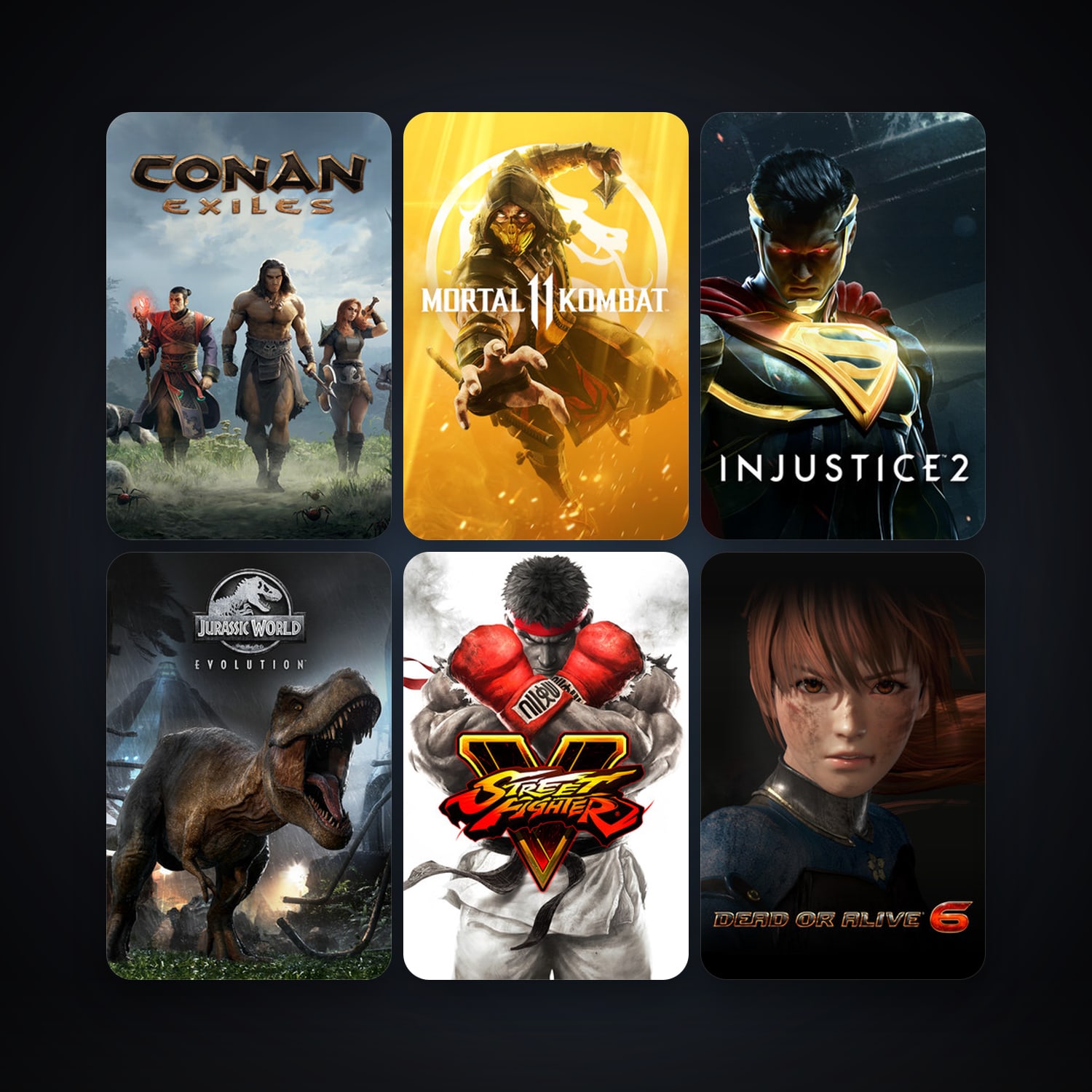 Mortal Kombat X + Street Fighter V, 15 games, clean — HabibiAccounts