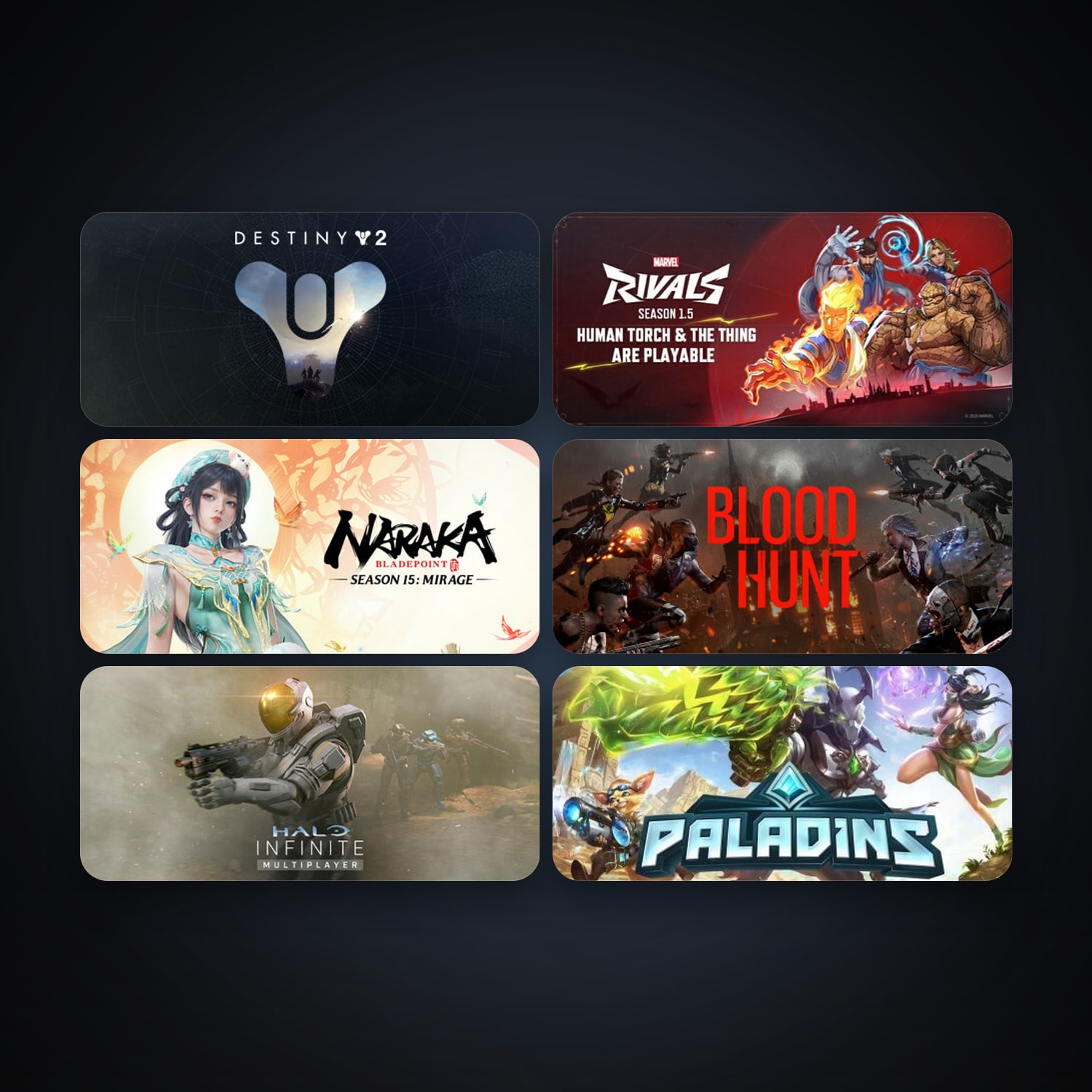 Paladins + Vampire: The Masquerade - Bloodhunt, 25 games, clean — HabibiAccounts