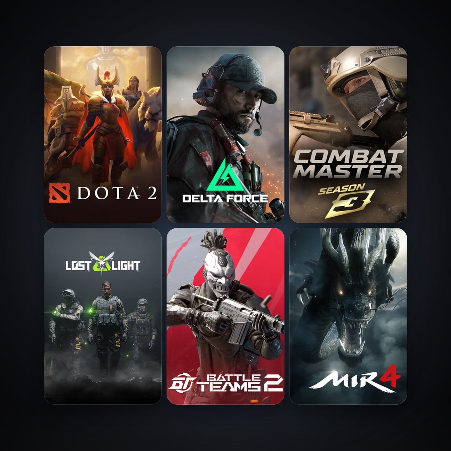 Dota 2 + MIR4, 11 games, clean — HabibiAccounts