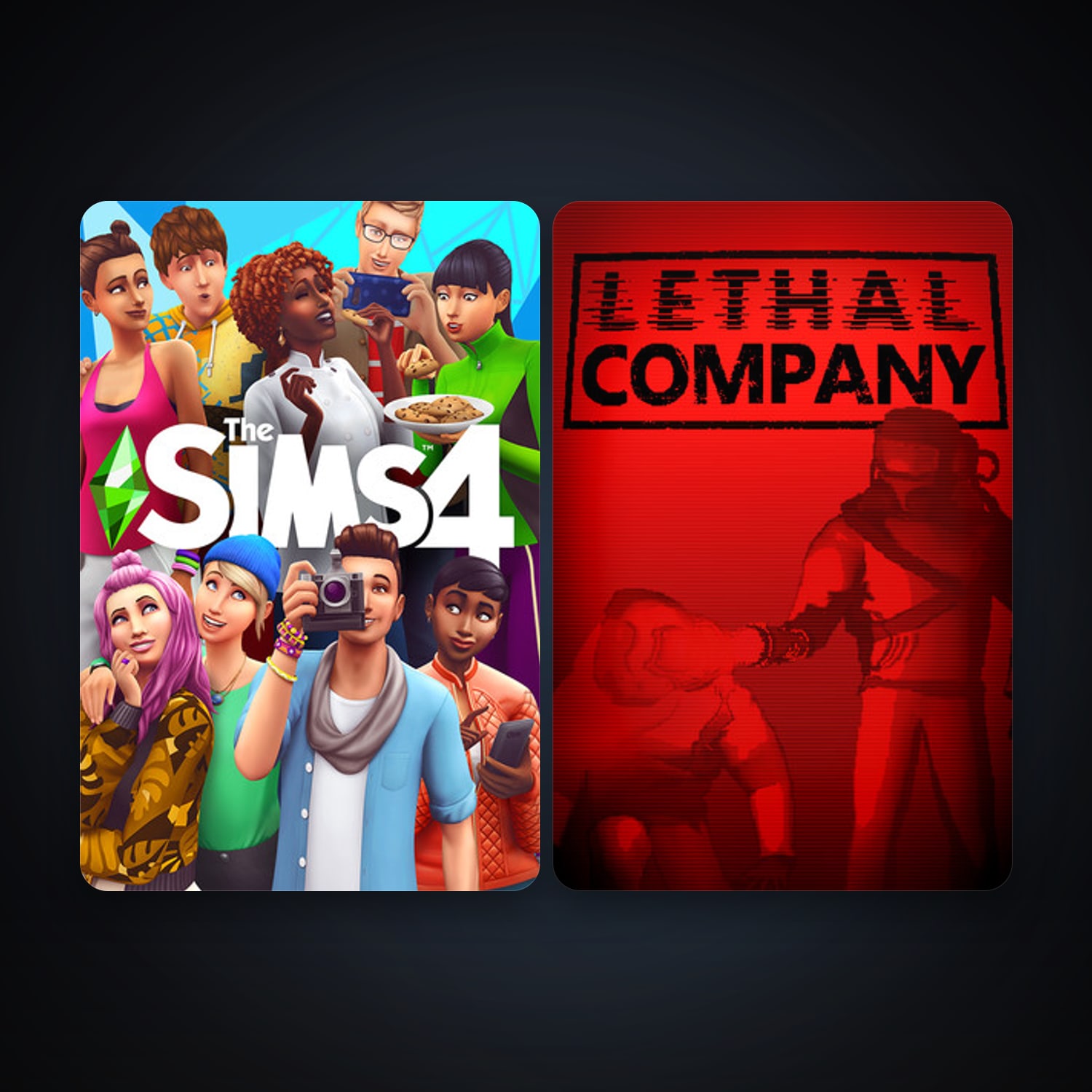 The Sims 4 + Lethal Company, 2 games, clean — HabibiAccounts