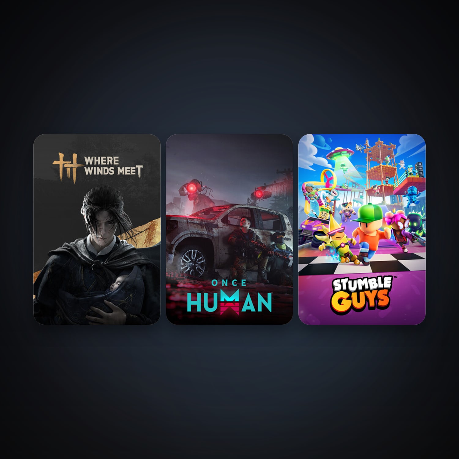 Stumble Guys + Once Human, 6 games, clean — HabibiAccounts